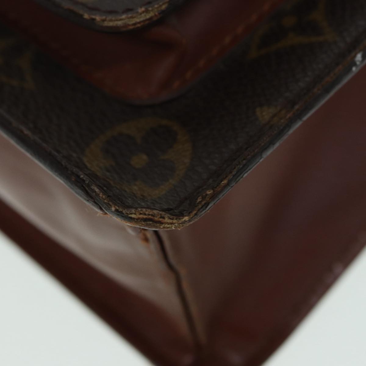 LOUIS VUITTON Monogram Monceau 28 Hand Bag 2way M51185 LV Auth ep5004