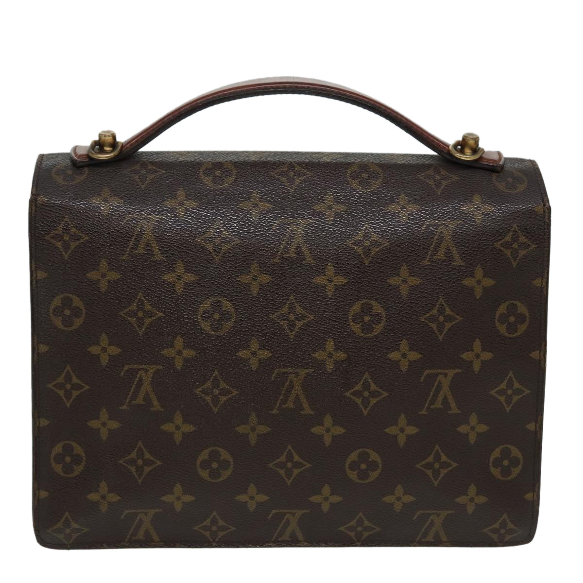 LOUIS VUITTON Monogram Monceau 28 Hand Bag 2way M51185 LV Auth ep5004