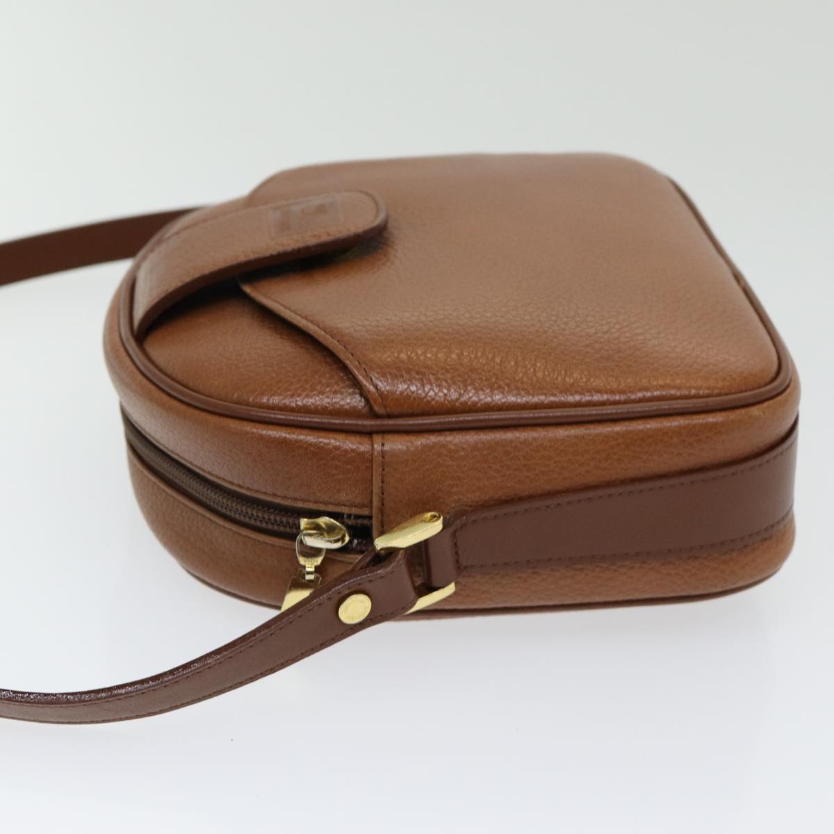 Burberrys Shoulder Bag Leather Brown Auth ep5049