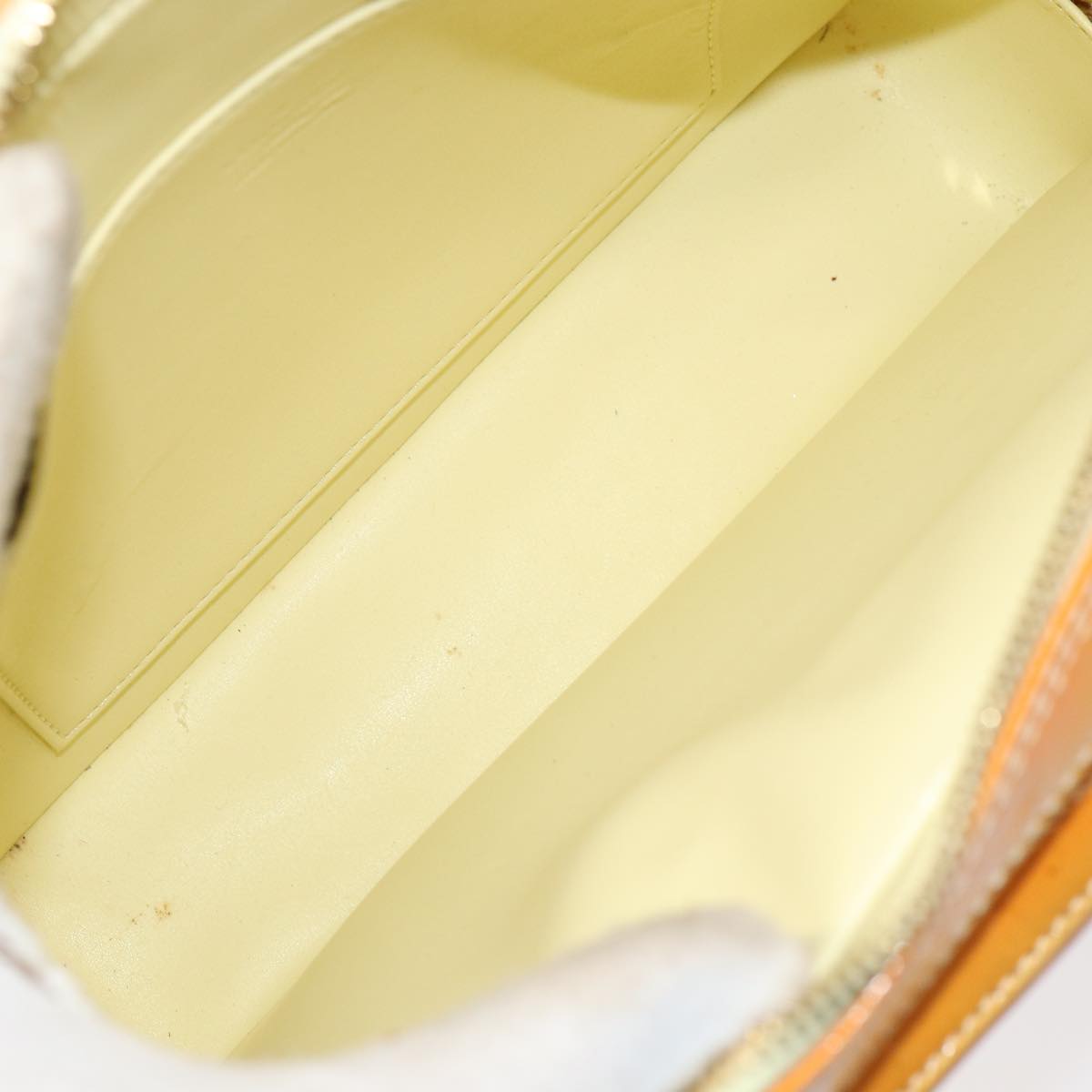 LOUIS VUITTON Monogram Vernis Marley Backpack Yellow M91040 LV Auth ep5066