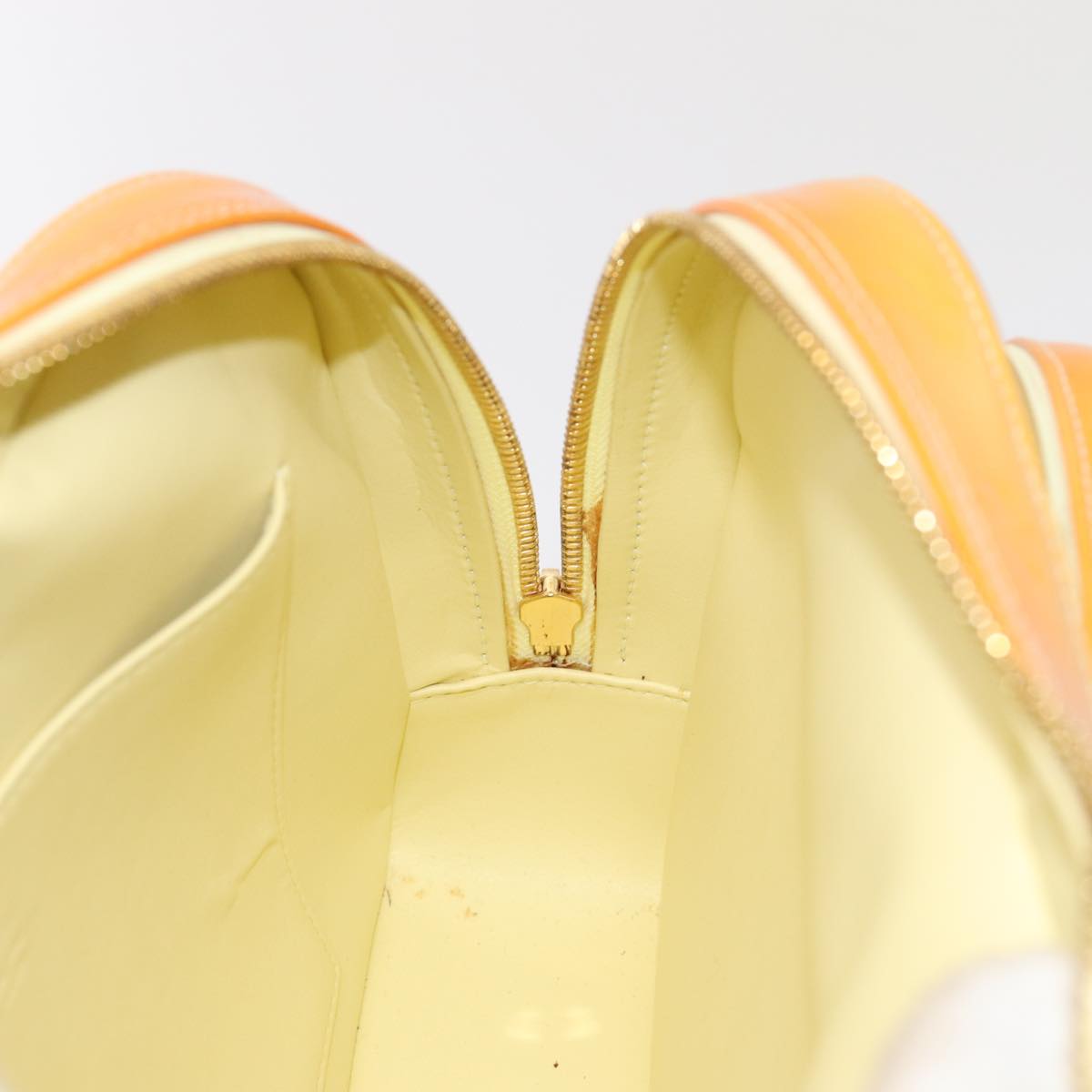 LOUIS VUITTON Monogram Vernis Marley Backpack Yellow M91040 LV Auth ep5066