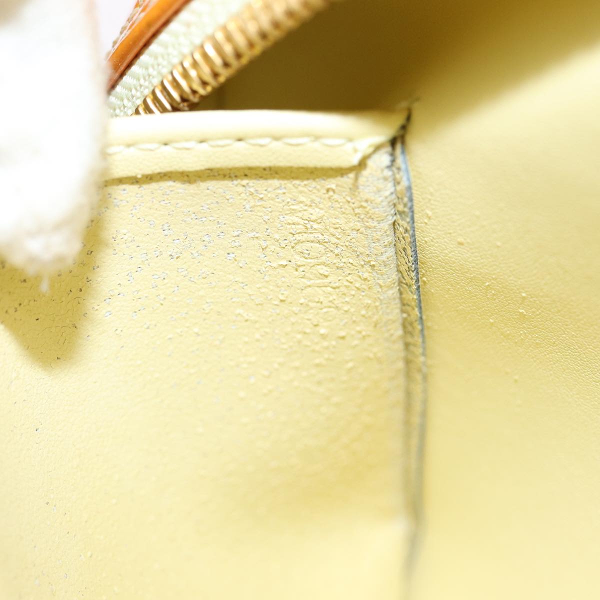 LOUIS VUITTON Monogram Vernis Marley Backpack Yellow M91040 LV Auth ep5066