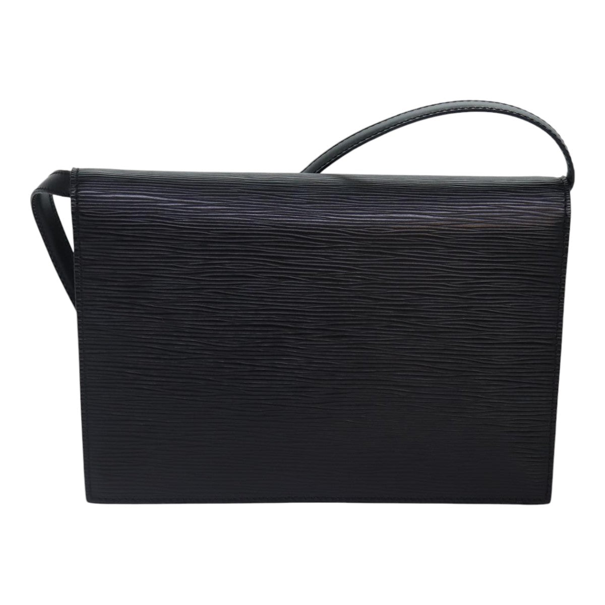 LOUIS VUITTON Epi Hublot Shoulder Bag Black Red M52557 LV Auth ep5278