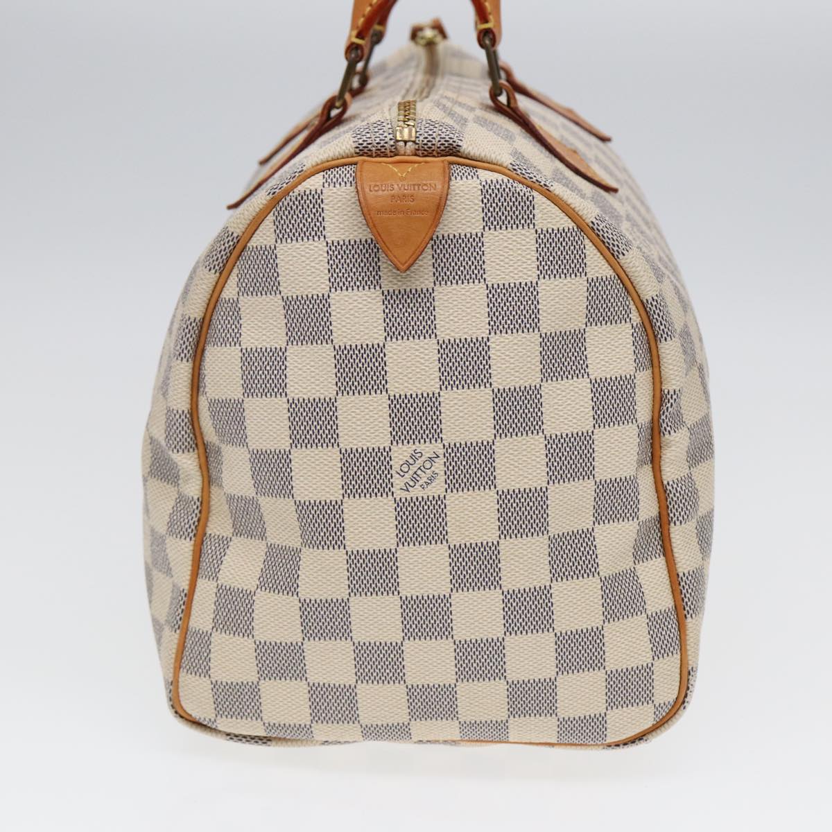 LOUIS VUITTON Damier Azur Speedy 30 Hand Bag N41533 LV Auth ep5280