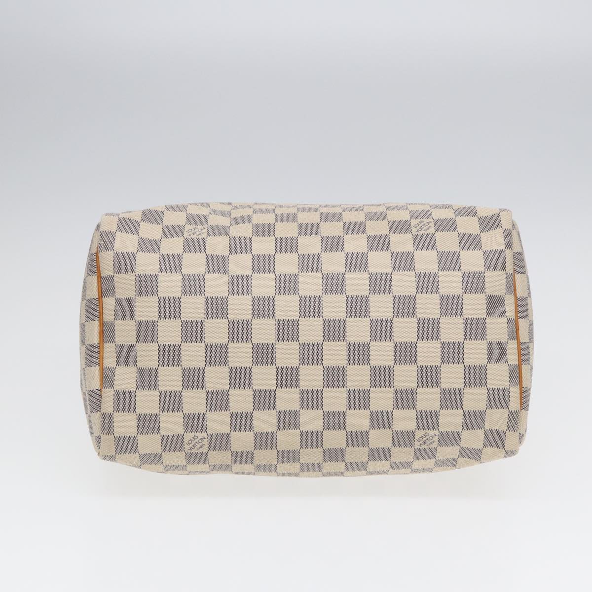 LOUIS VUITTON Damier Azur Speedy 30 Hand Bag N41533 LV Auth ep5280