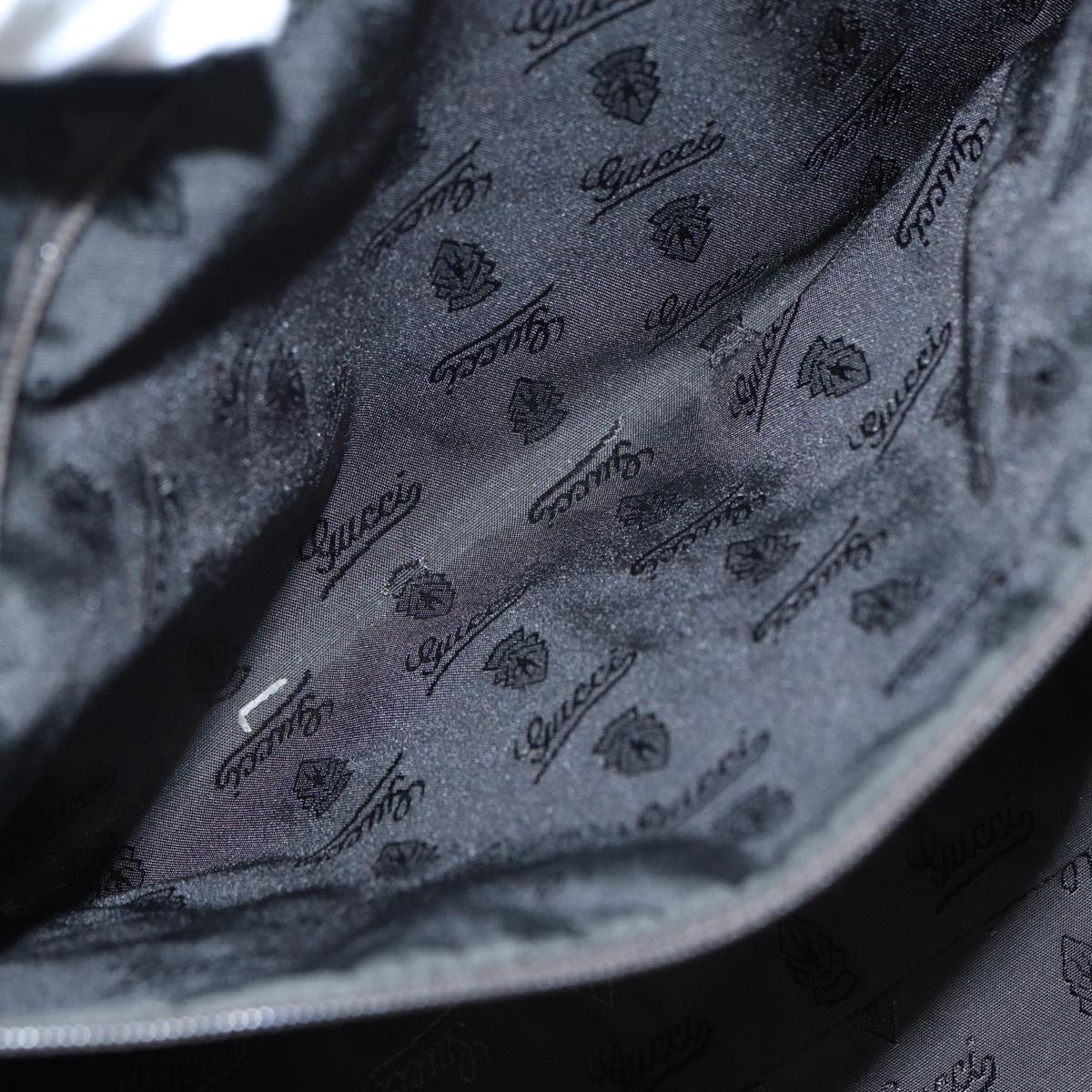 GUCCI GG Canvas Guccissima Hand Bag White Gold 211935 Auth ep5377