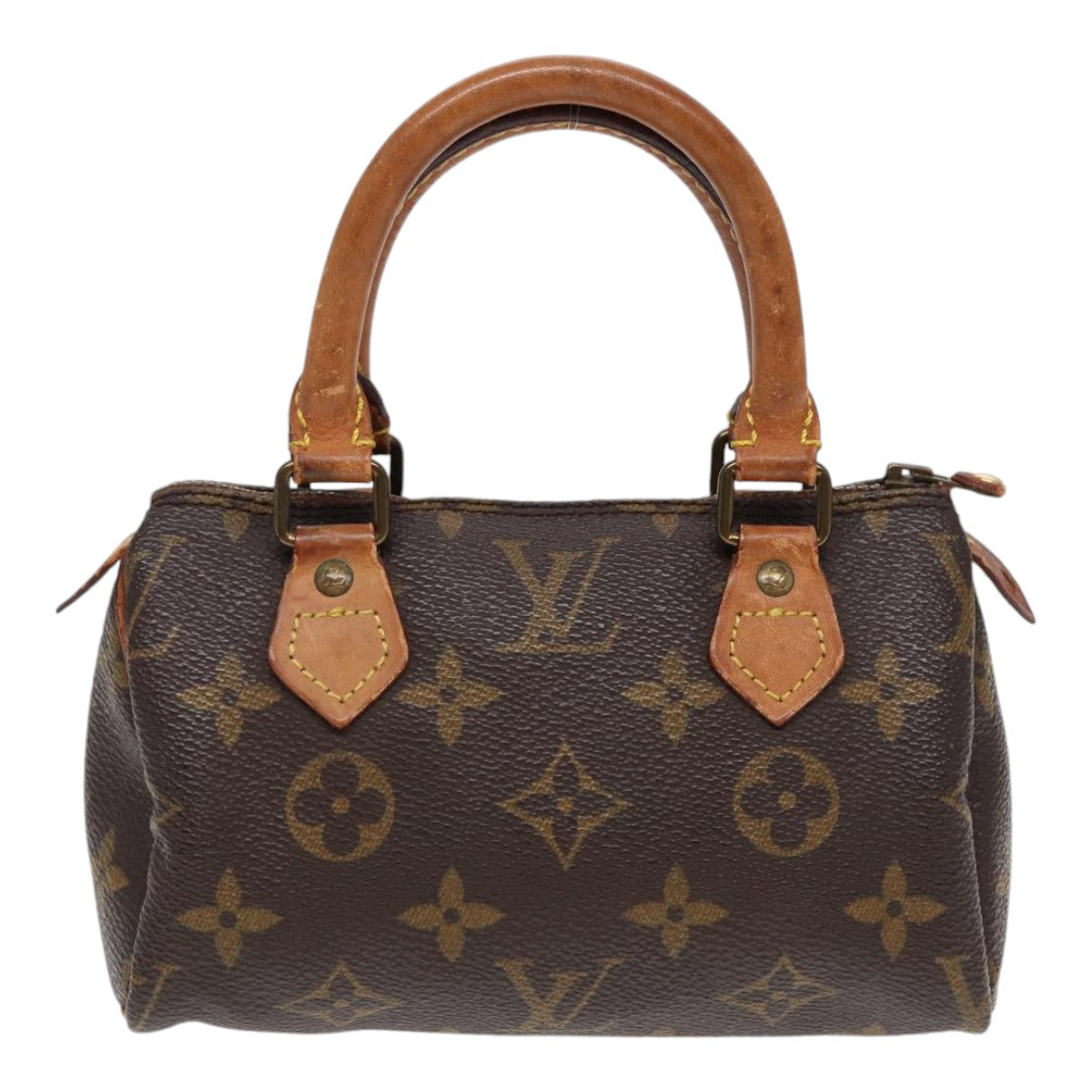 LOUIS VUITTON Monogram Mini Speedy Hand Bag M41534 LV Auth ep5401