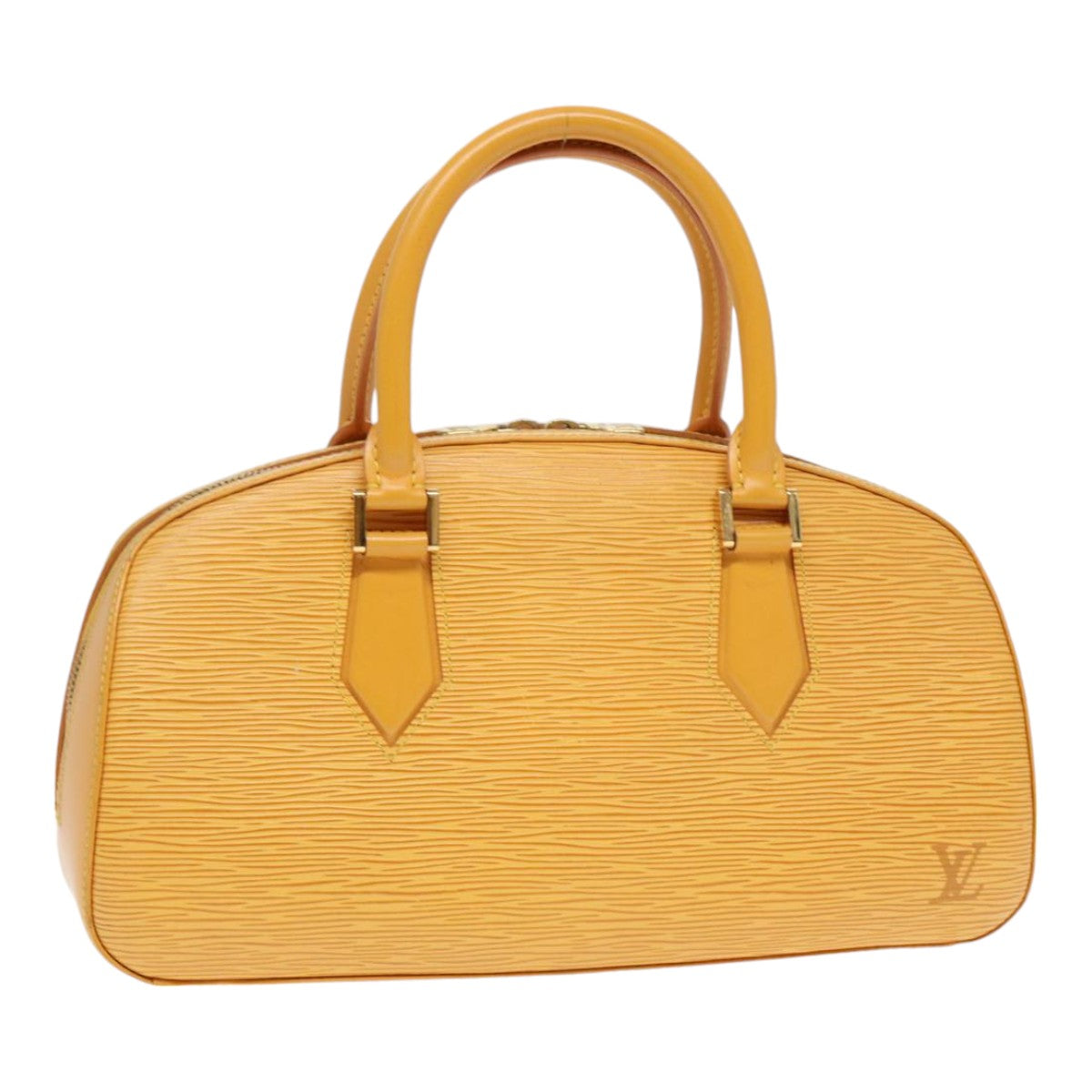 LOUIS VUITTON Epi jasmine Hand Bag Tassili Yellow M52089 LV Auth ep5435