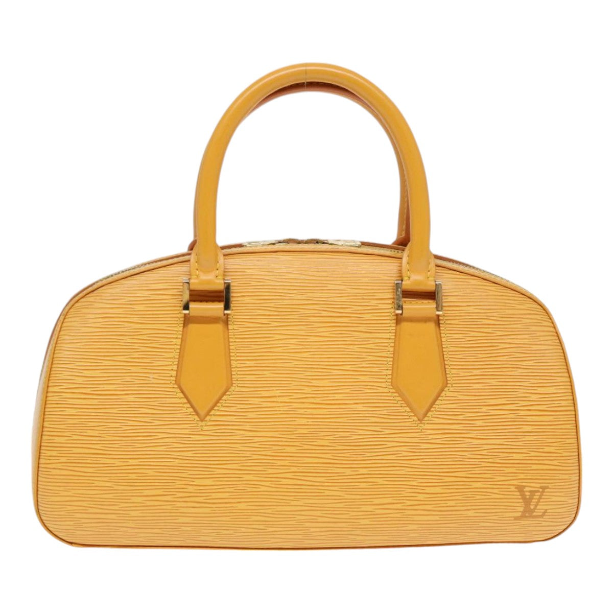 LOUIS VUITTON Epi jasmine Hand Bag Tassili Yellow M52089 LV Auth ep5435