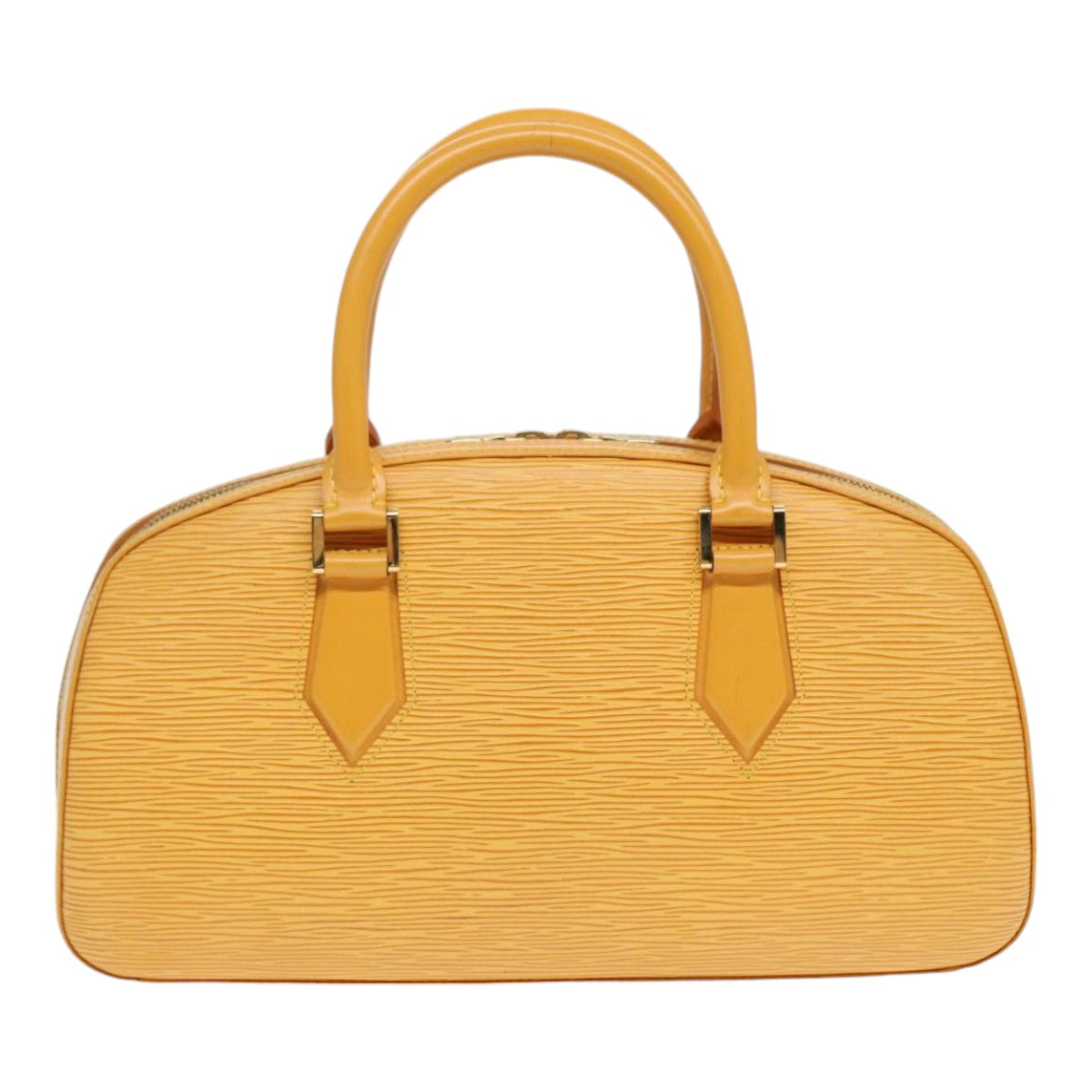 LOUIS VUITTON Epi jasmine Hand Bag Tassili Yellow M52089 LV Auth ep5435