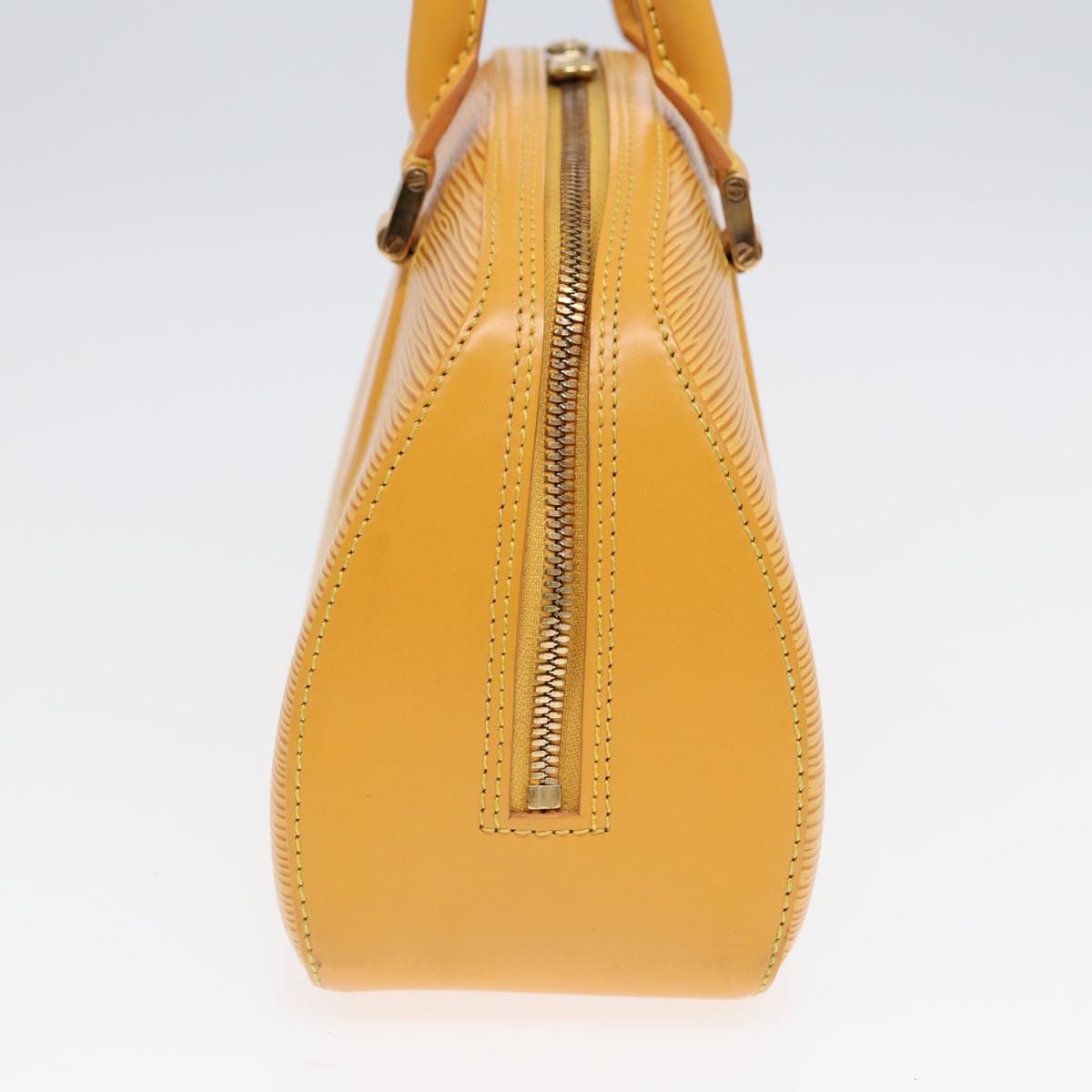 LOUIS VUITTON Epi jasmine Hand Bag Tassili Yellow M52089 LV Auth ep5435