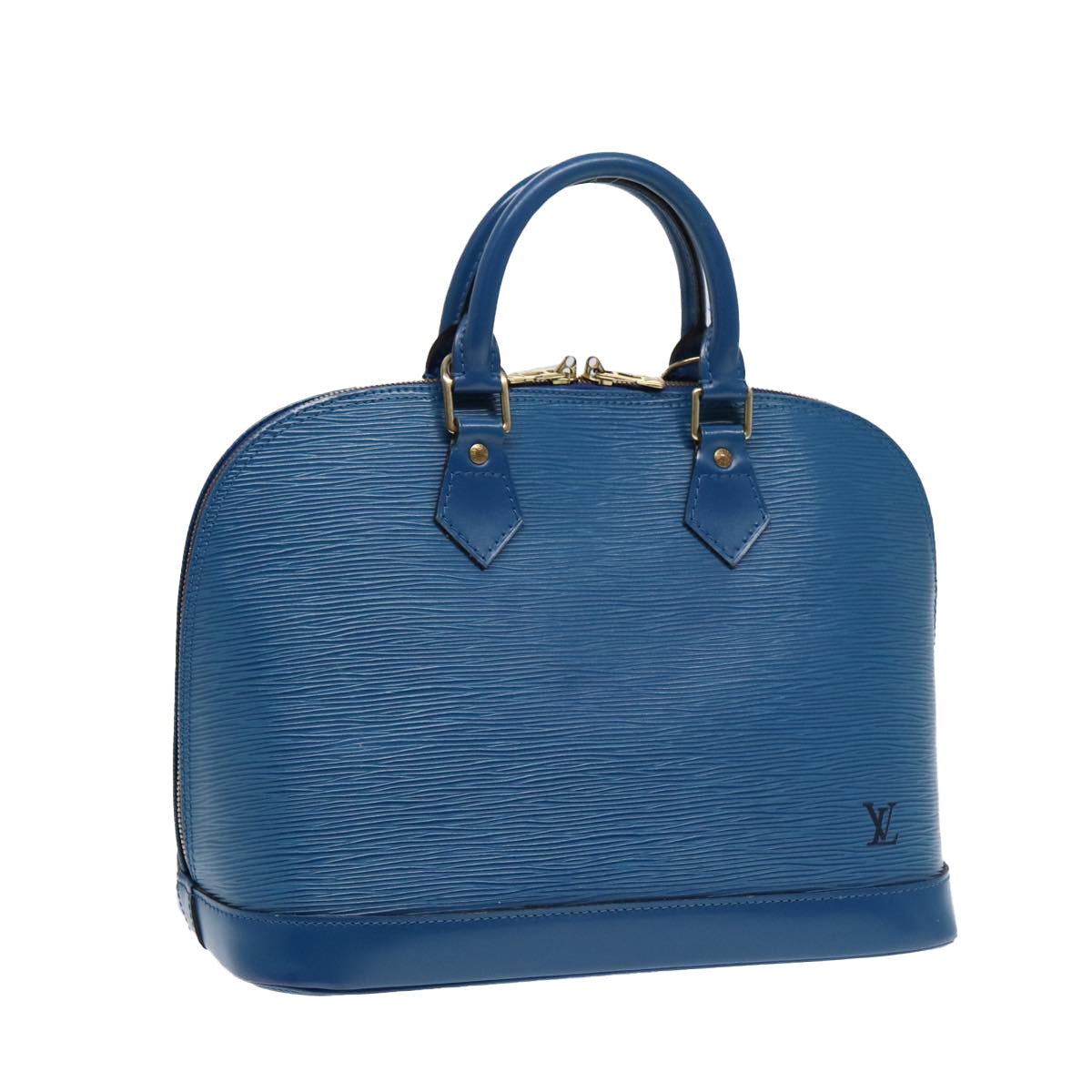 LOUIS VUITTON Epi Alma Hand Bag Toledo Blue M52145 LV Auth ep5536