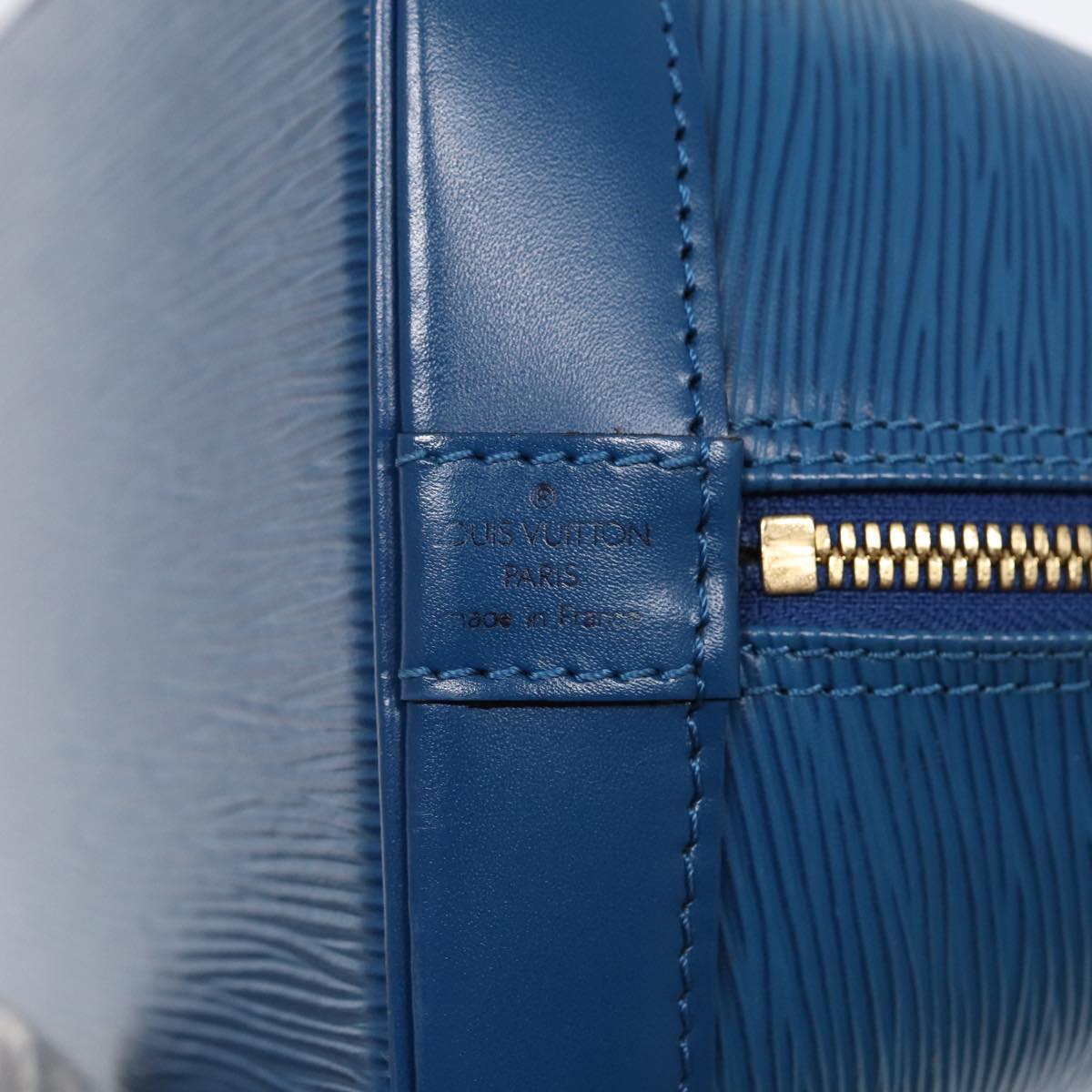 LOUIS VUITTON Epi Alma Hand Bag Toledo Blue M52145 LV Auth ep5536