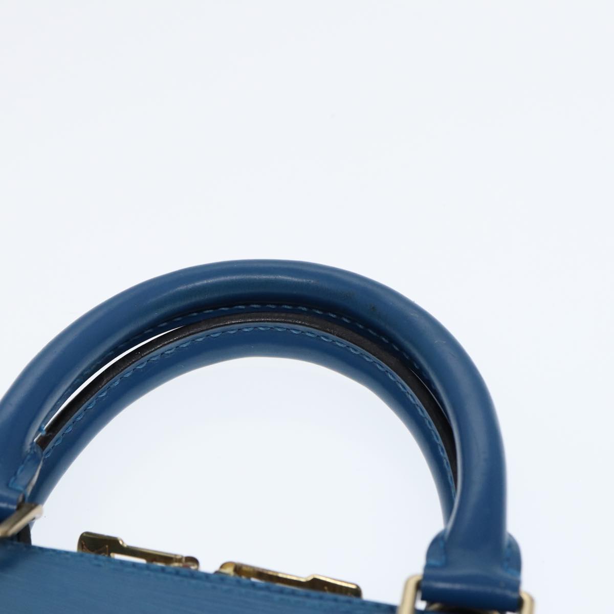 LOUIS VUITTON Epi Alma Hand Bag Toledo Blue M52145 LV Auth ep5536