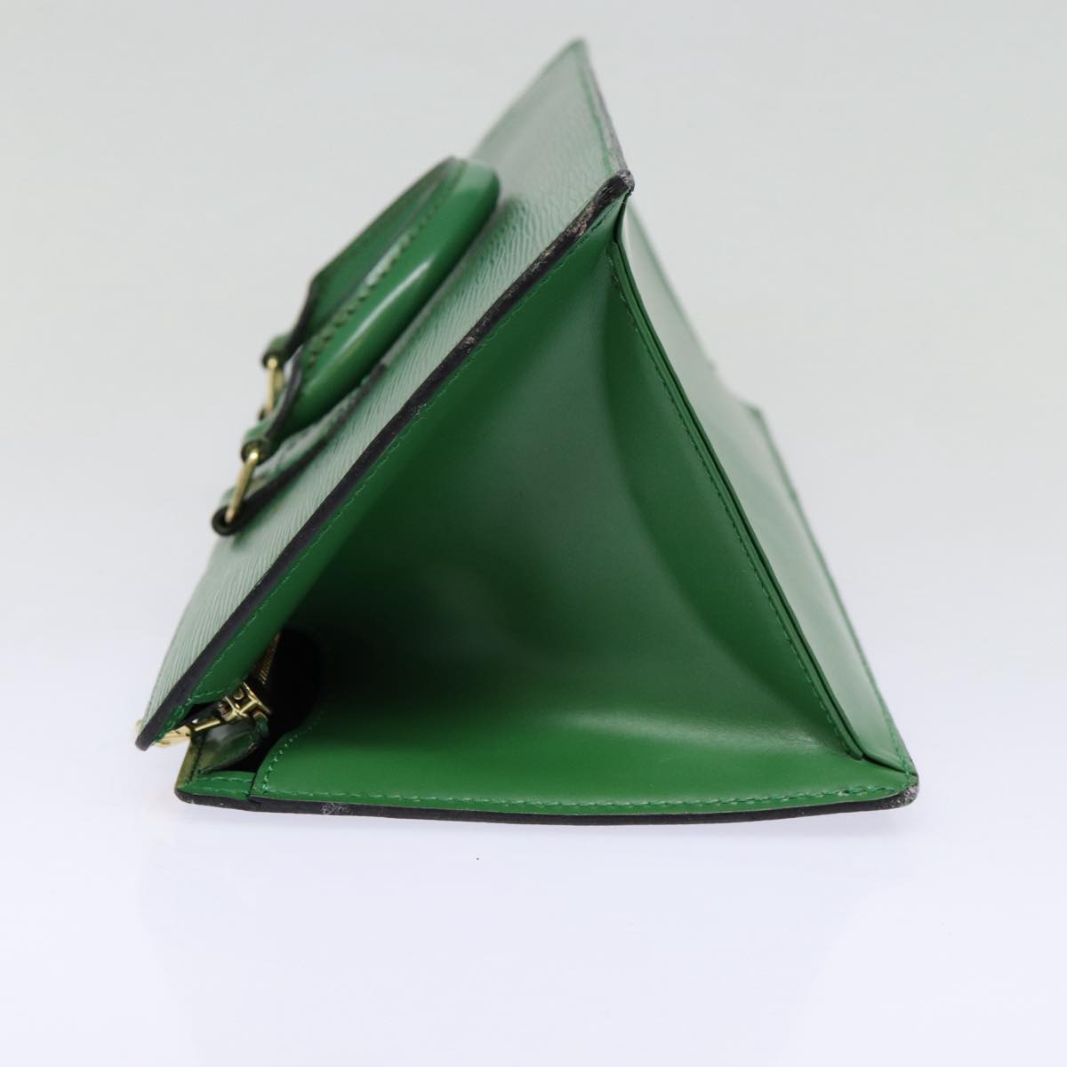 LOUIS VUITTON Epi Sac Triangle Hand Bag Green M52094 LV Auth ep5544