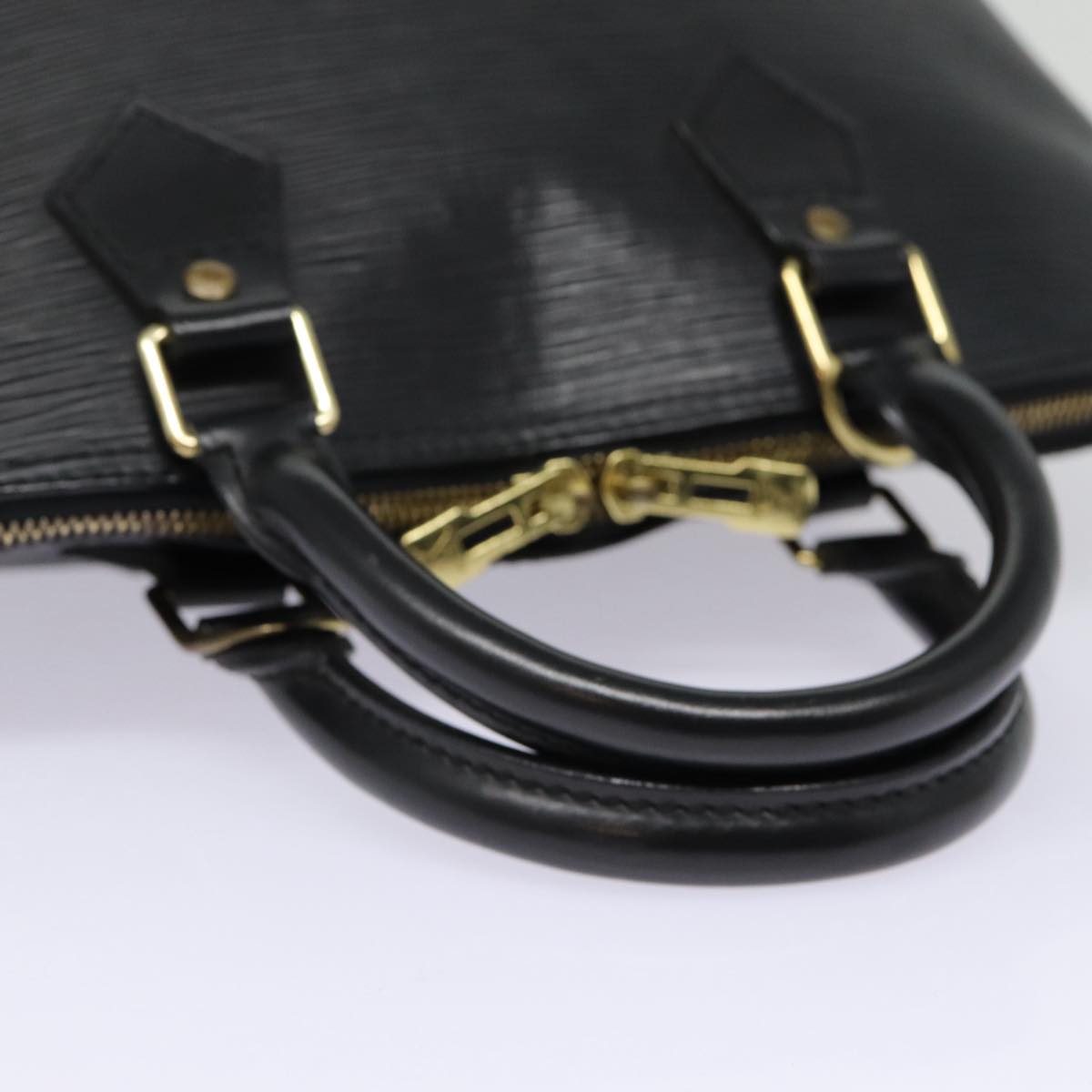 LOUIS VUITTON Epi Alma Hand Bag Black M52142 LV Auth ep5545