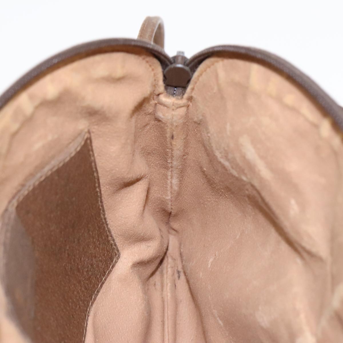 GUCCI GG Supreme Web Sherry Line Shoulder Bag PVC Beige Gold Auth ep5636