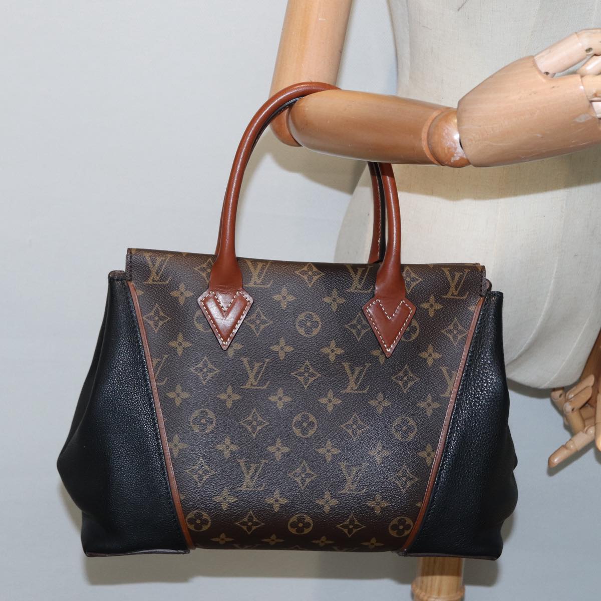 LOUIS VUITTON Monogram Tote W PM Hand Bag M40942 LV Auth ep5660