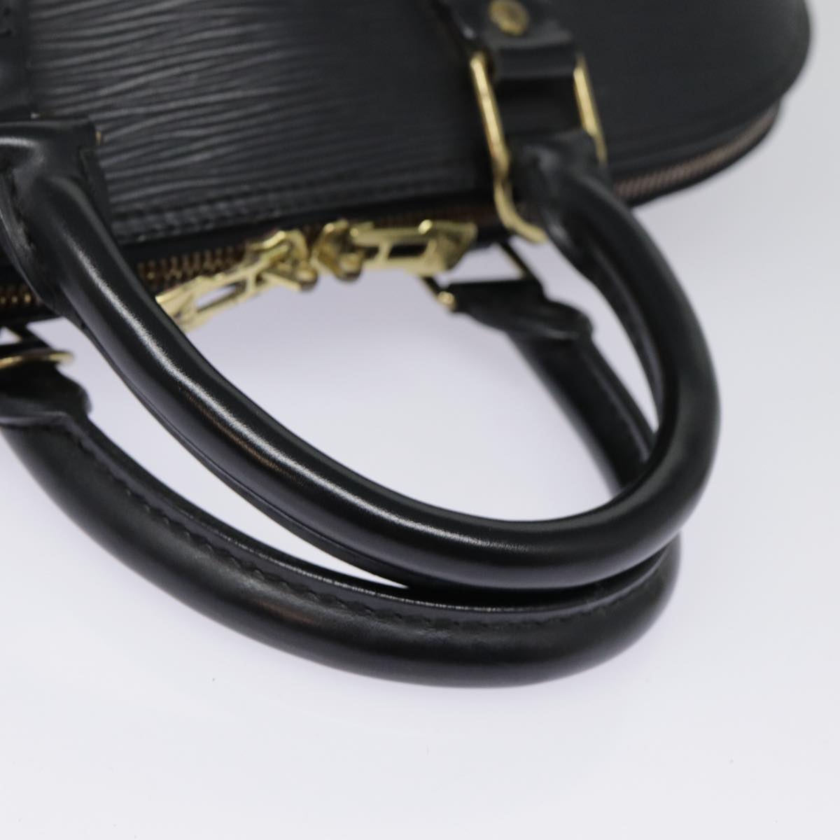 LOUIS VUITTON Epi Alma Hand Bag Black M52142 LV Auth ep5664