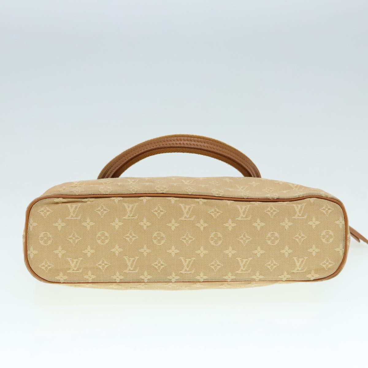 LOUIS VUITTON Monogram Mini Lucille PM Hand Bag Beige M92684 LV Auth ep5706