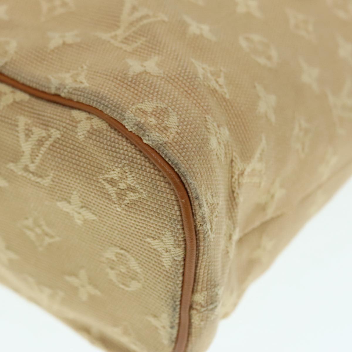 LOUIS VUITTON Monogram Mini Lucille PM Hand Bag Beige M92684 LV Auth ep5706