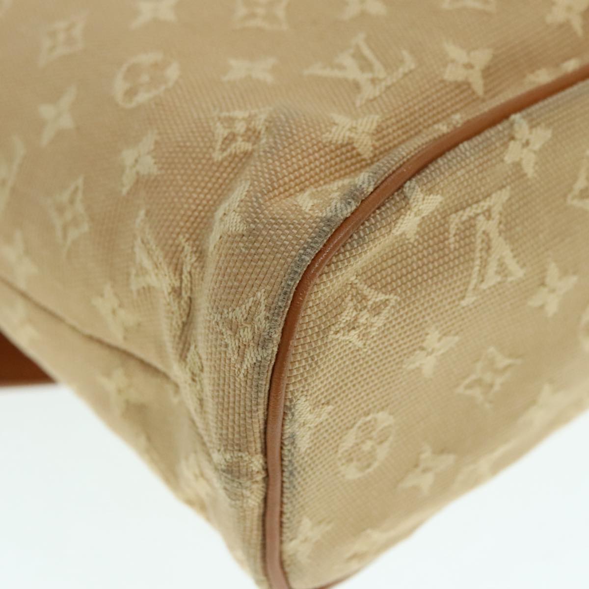 LOUIS VUITTON Monogram Mini Lucille PM Hand Bag Beige M92684 LV Auth ep5706