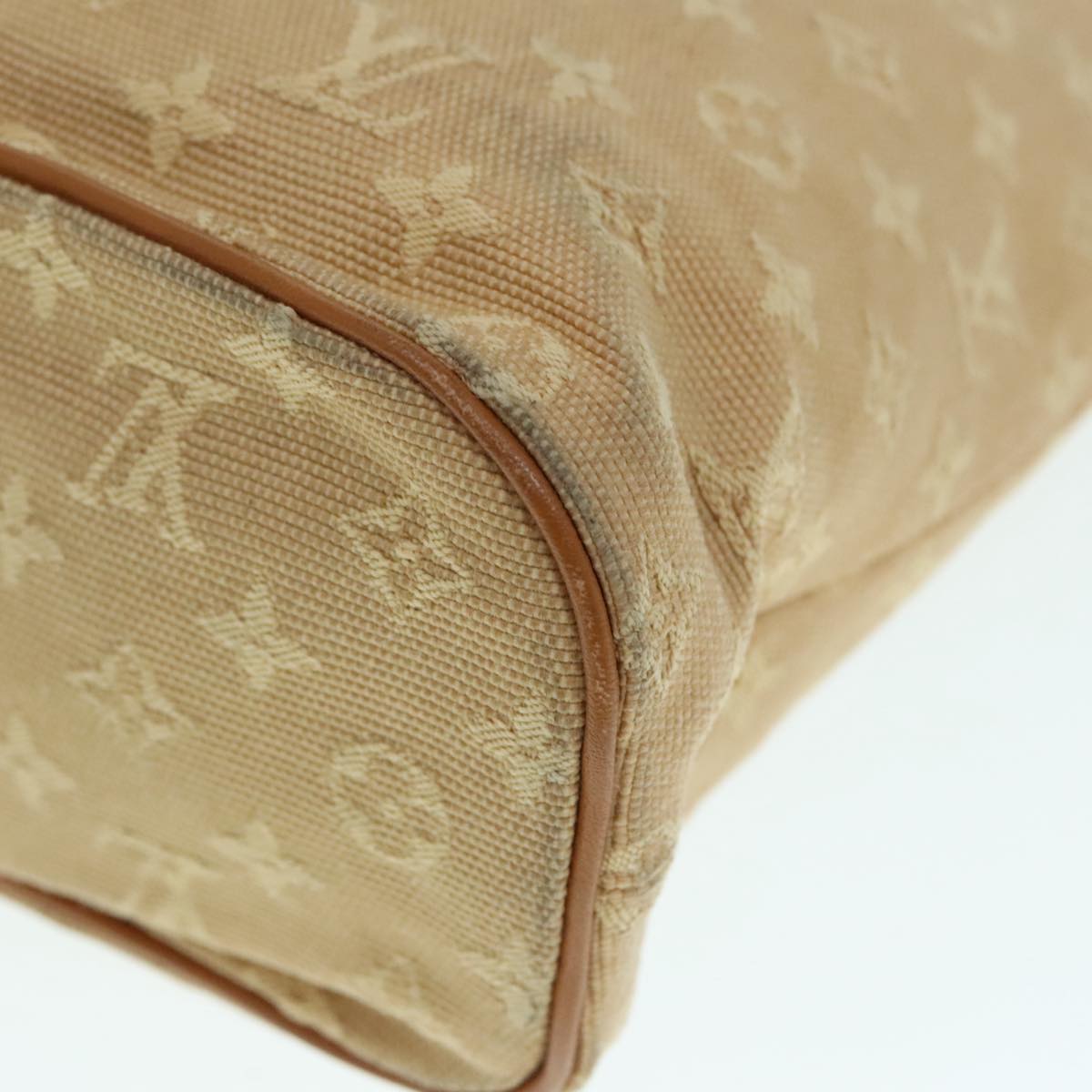 LOUIS VUITTON Monogram Mini Lucille PM Hand Bag Beige M92684 LV Auth ep5706