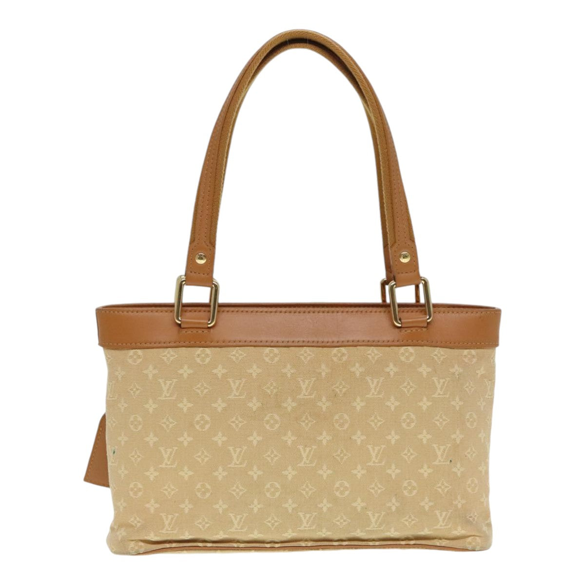 LOUIS VUITTON Monogram Mini Lucille PM Hand Bag Beige M92684 LV Auth ep5706