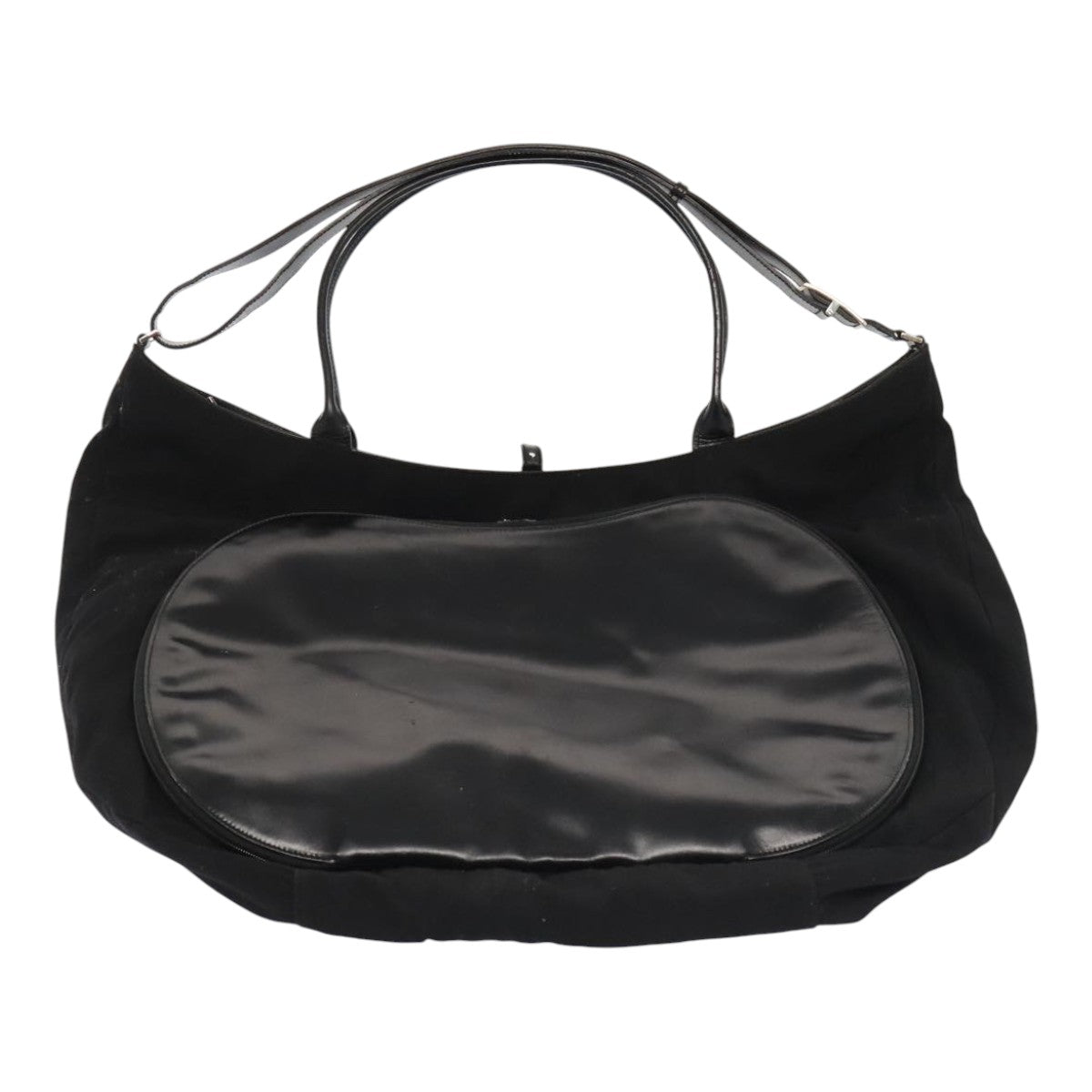 GUCCI Boston Bag Canvas Leather 2way Black Auth ep5717