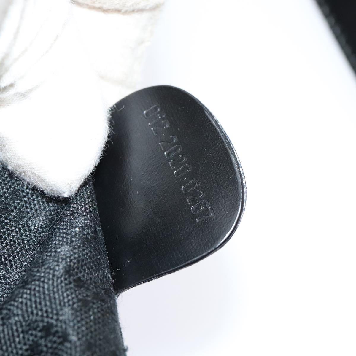 GUCCI Boston Bag Canvas Leather 2way Black Auth ep5717