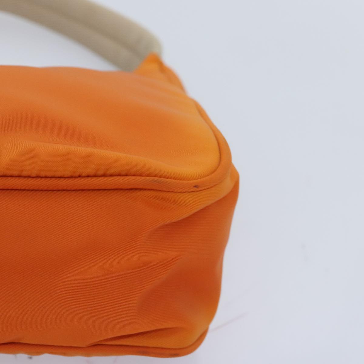 PRADA Mini Hand Bag Nylon Orange Auth ep5720