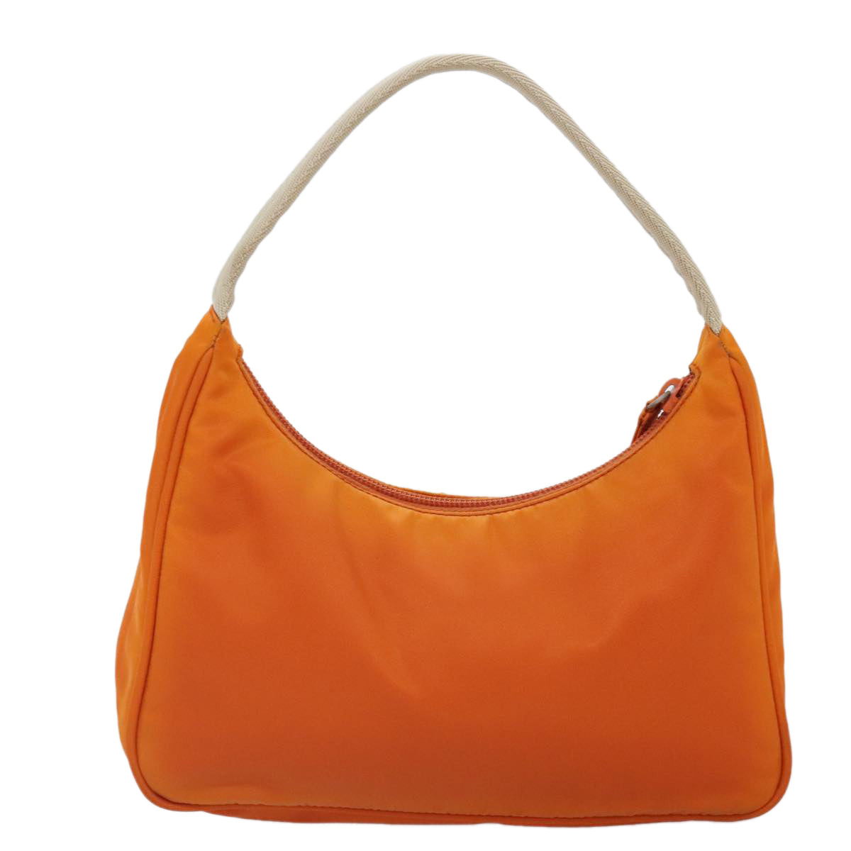 PRADA Mini Hand Bag Nylon Orange Auth ep5720