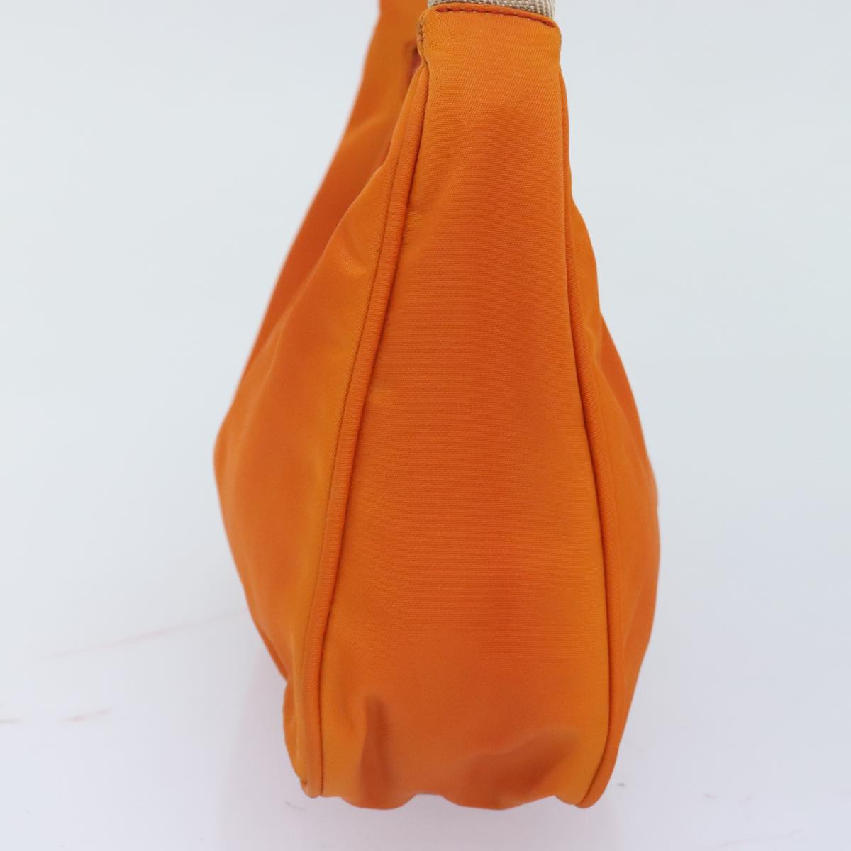 PRADA Mini Hand Bag Nylon Orange Auth ep5720