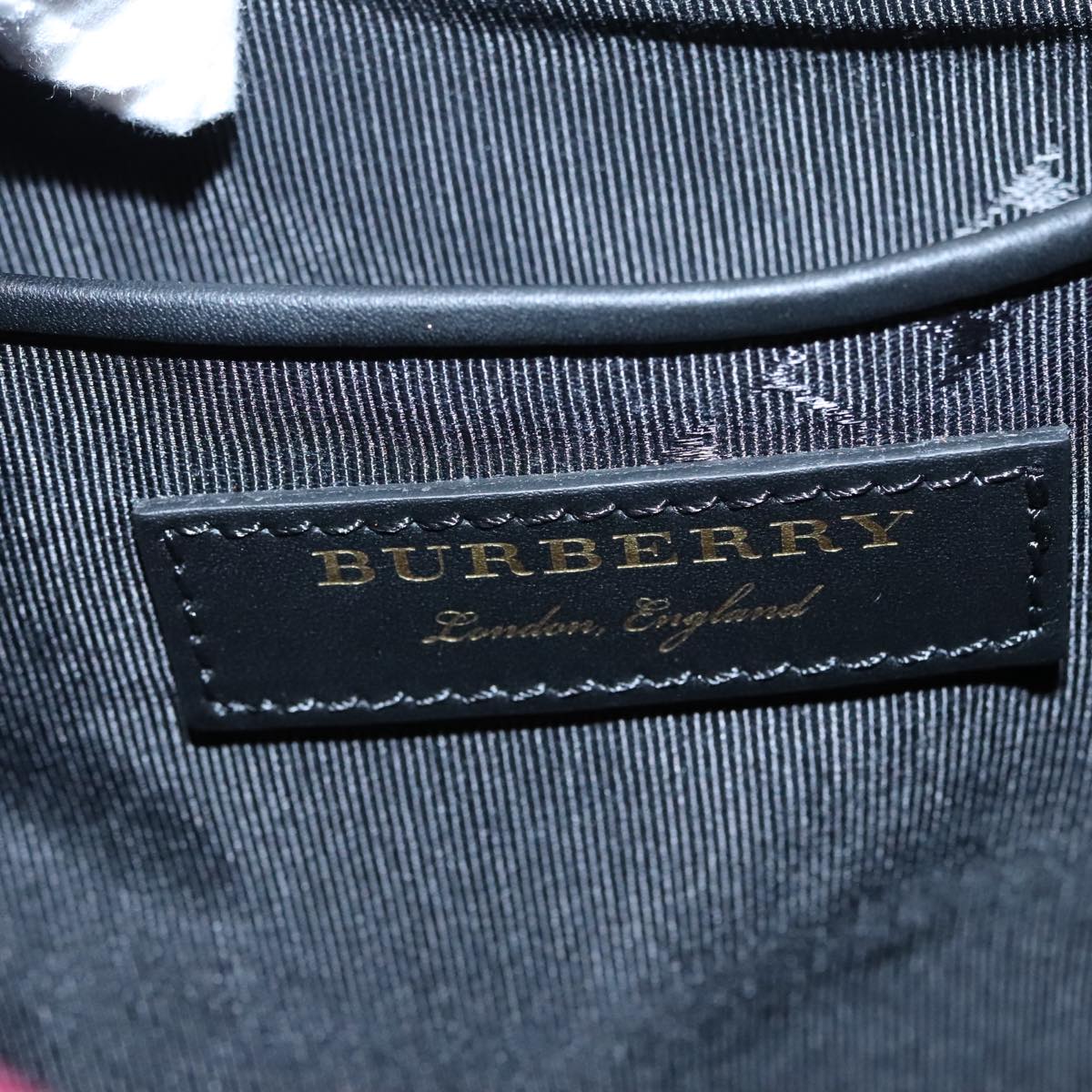 BURBERRY Backpack Nylon Pink Gold Auth ep5734