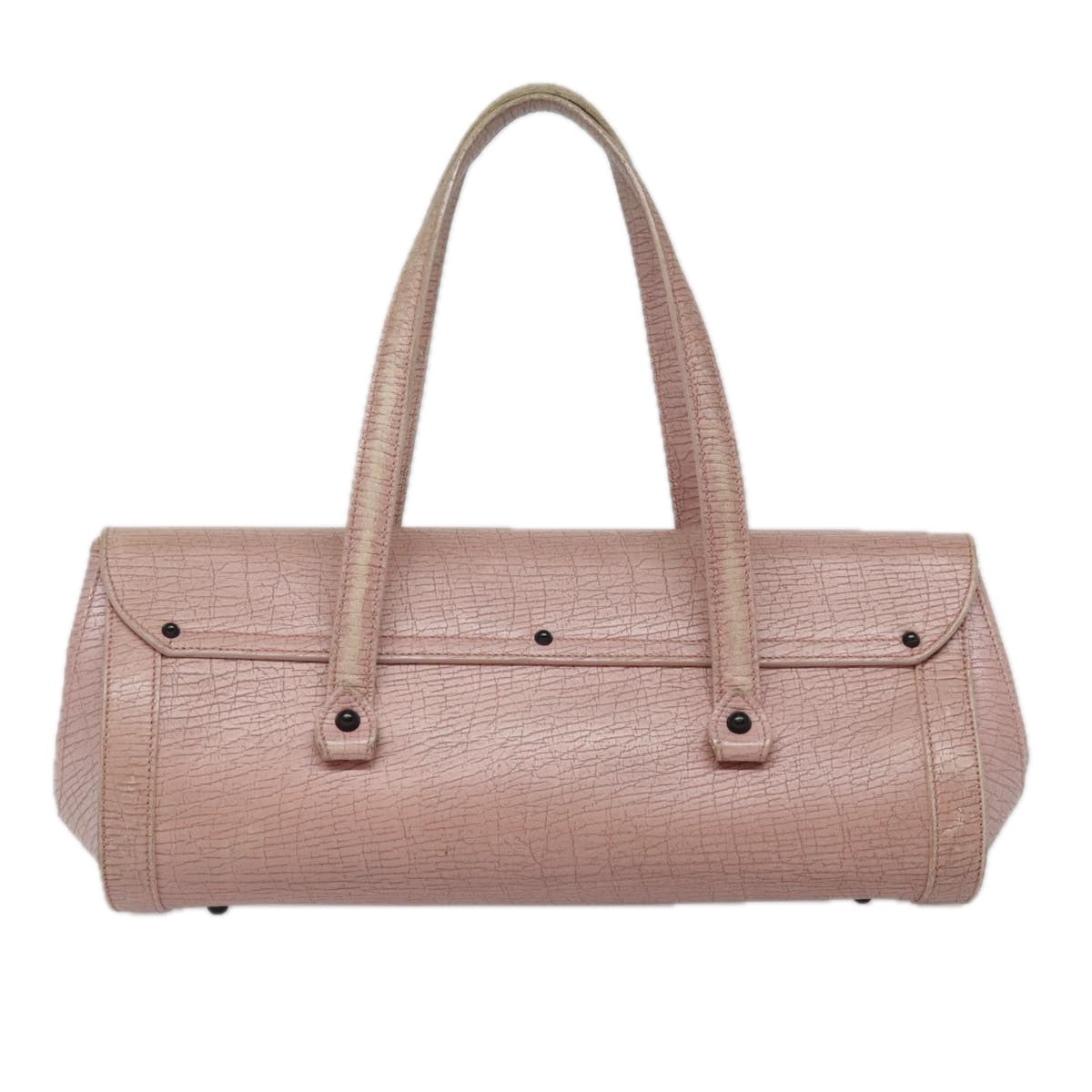 GUCCI Bamboo Hand Bag Leather Pink 111715 Auth ep5742