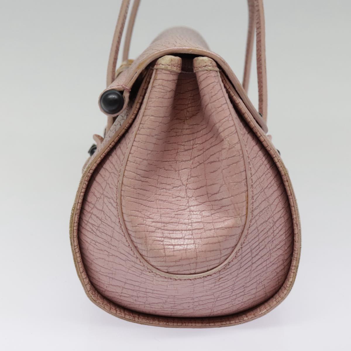 GUCCI Bamboo Hand Bag Leather Pink 111715 Auth ep5742