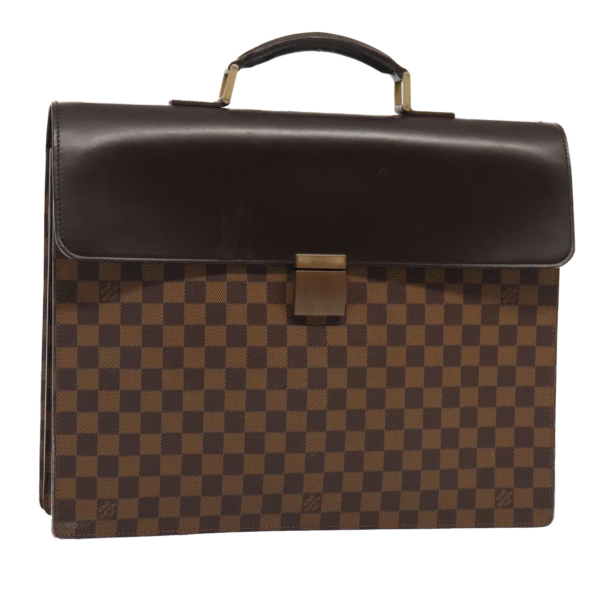 LOUIS VUITTON Damier Ebene Altona GM Hand Bag N53312 LV Auth ep5754