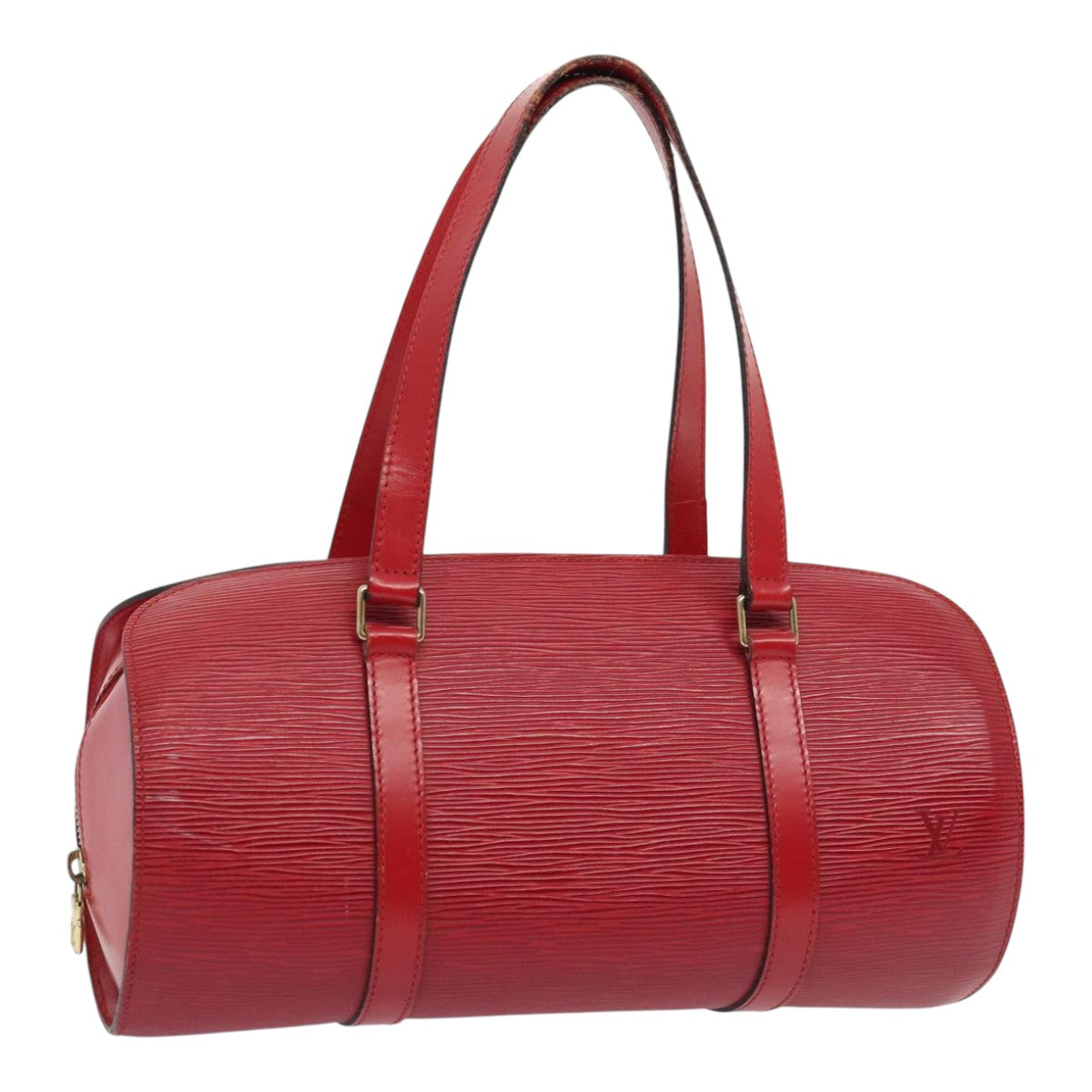 LOUIS VUITTON Epi Soufflot Hand Bag Red M52227 LV Auth ep5834