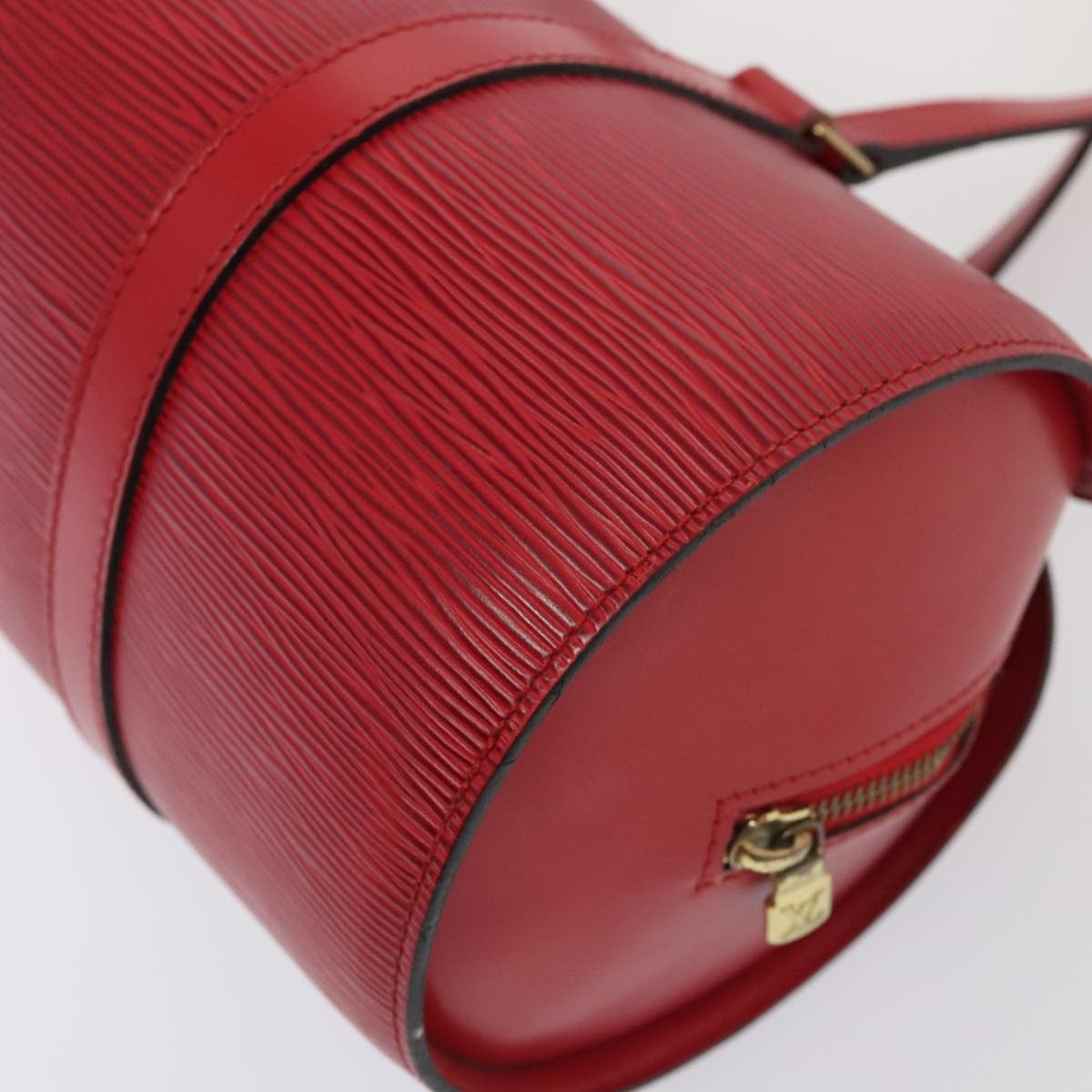 LOUIS VUITTON Epi Soufflot Hand Bag Red M52227 LV Auth ep5834