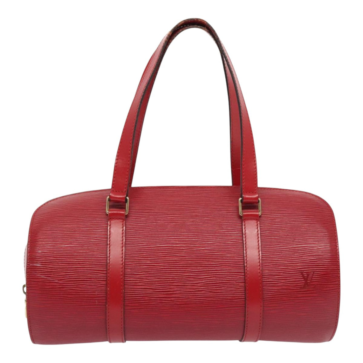 LOUIS VUITTON Epi Soufflot Hand Bag Red M52227 LV Auth ep5834