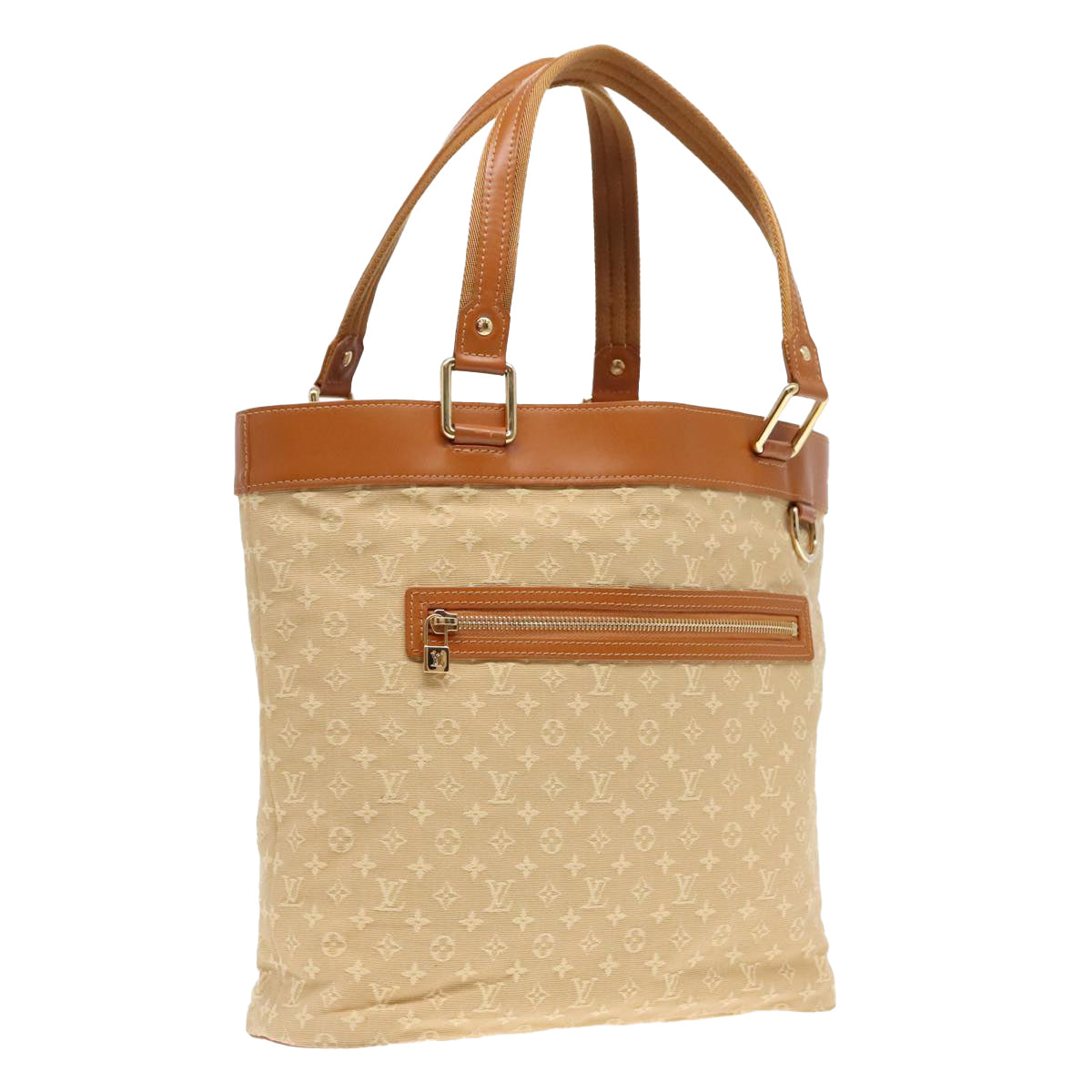 LOUIS VUITTON Monogram Mini Lucille PM Hand Bag Beige M92684 LV Auth ep5862