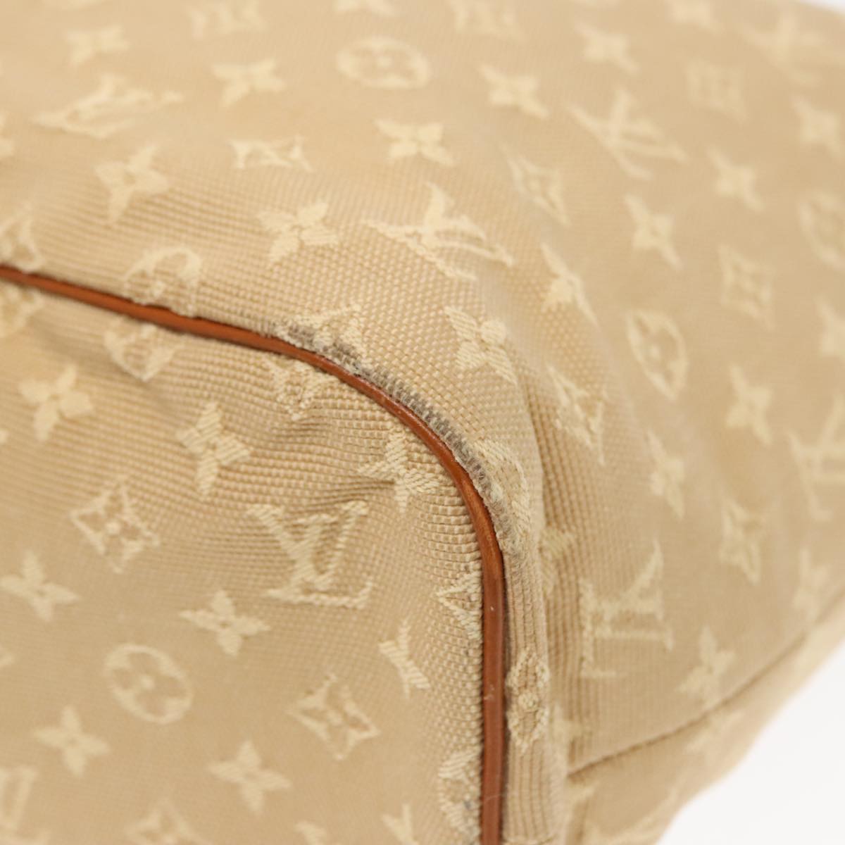 LOUIS VUITTON Monogram Mini Lucille PM Hand Bag Beige M92684 LV Auth ep5862