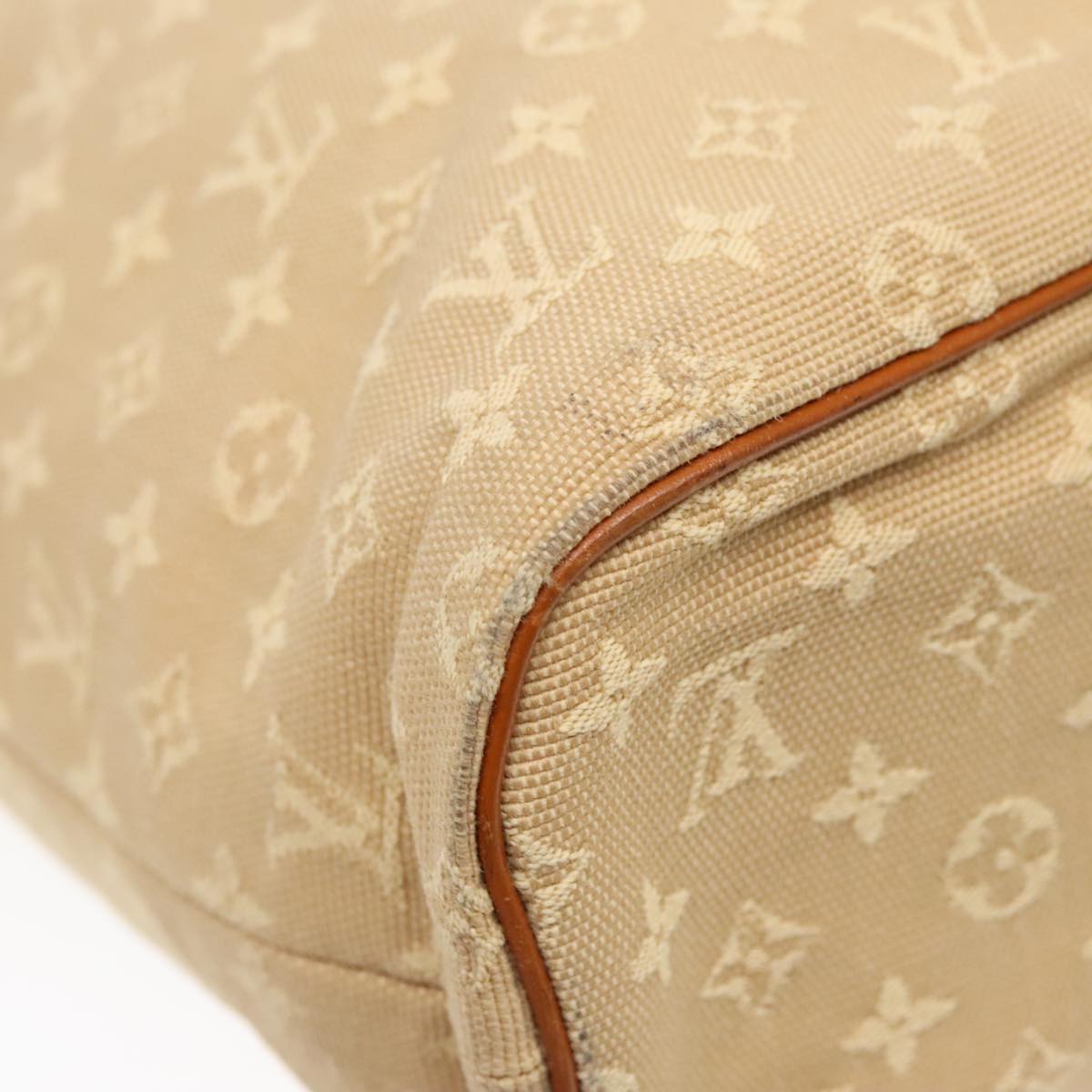 LOUIS VUITTON Monogram Mini Lucille PM Hand Bag Beige M92684 LV Auth ep5862