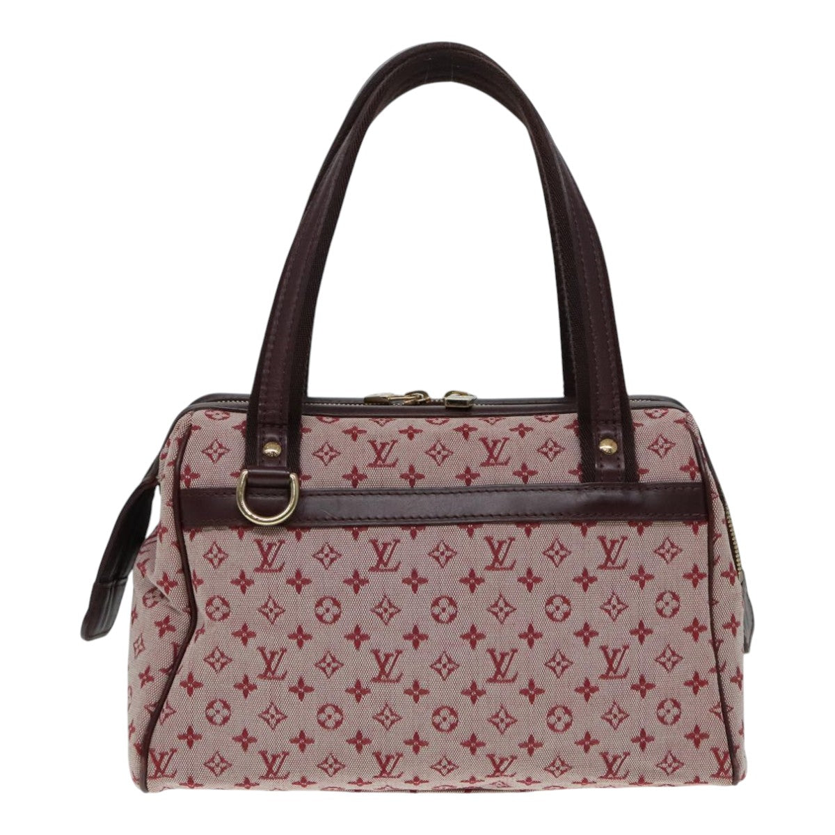 LOUIS VUITTON Monogram Mini Josephine PM Hand Bag Red M92216 LV Auth ep5889