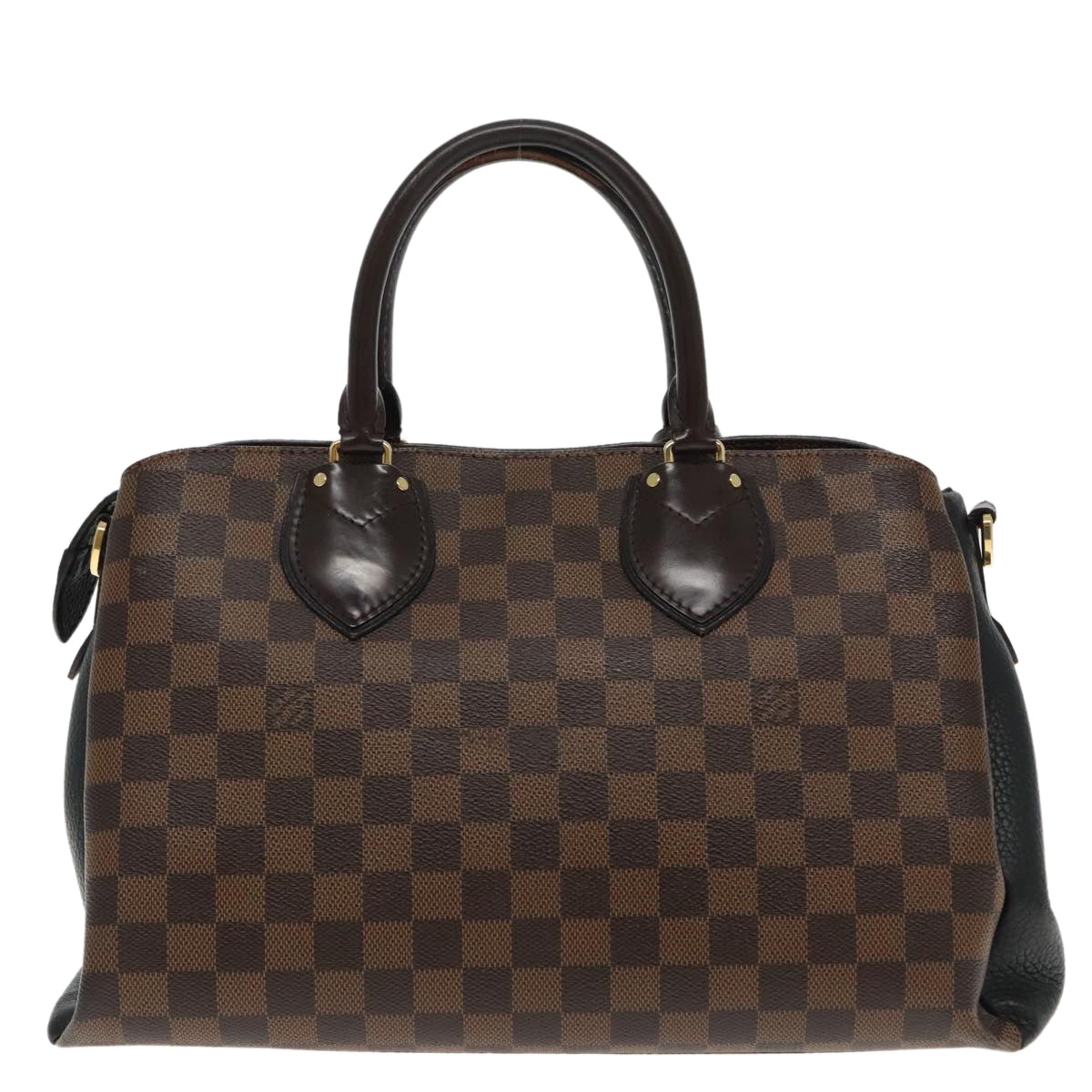 LOUIS VUITTON Damier Ebene Normandy Hand Bag 2way N41488 LV Auth ep5944