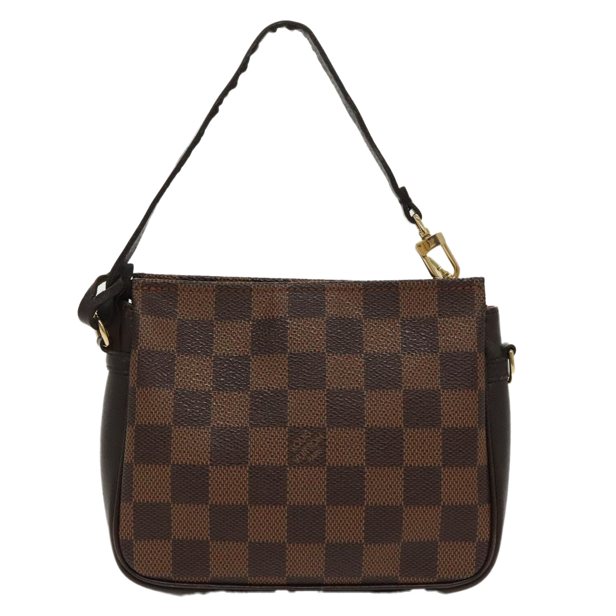 LOUIS VUITTON Damier Ebene Trousse makeup Pouch N51982 LV Auth ep6082