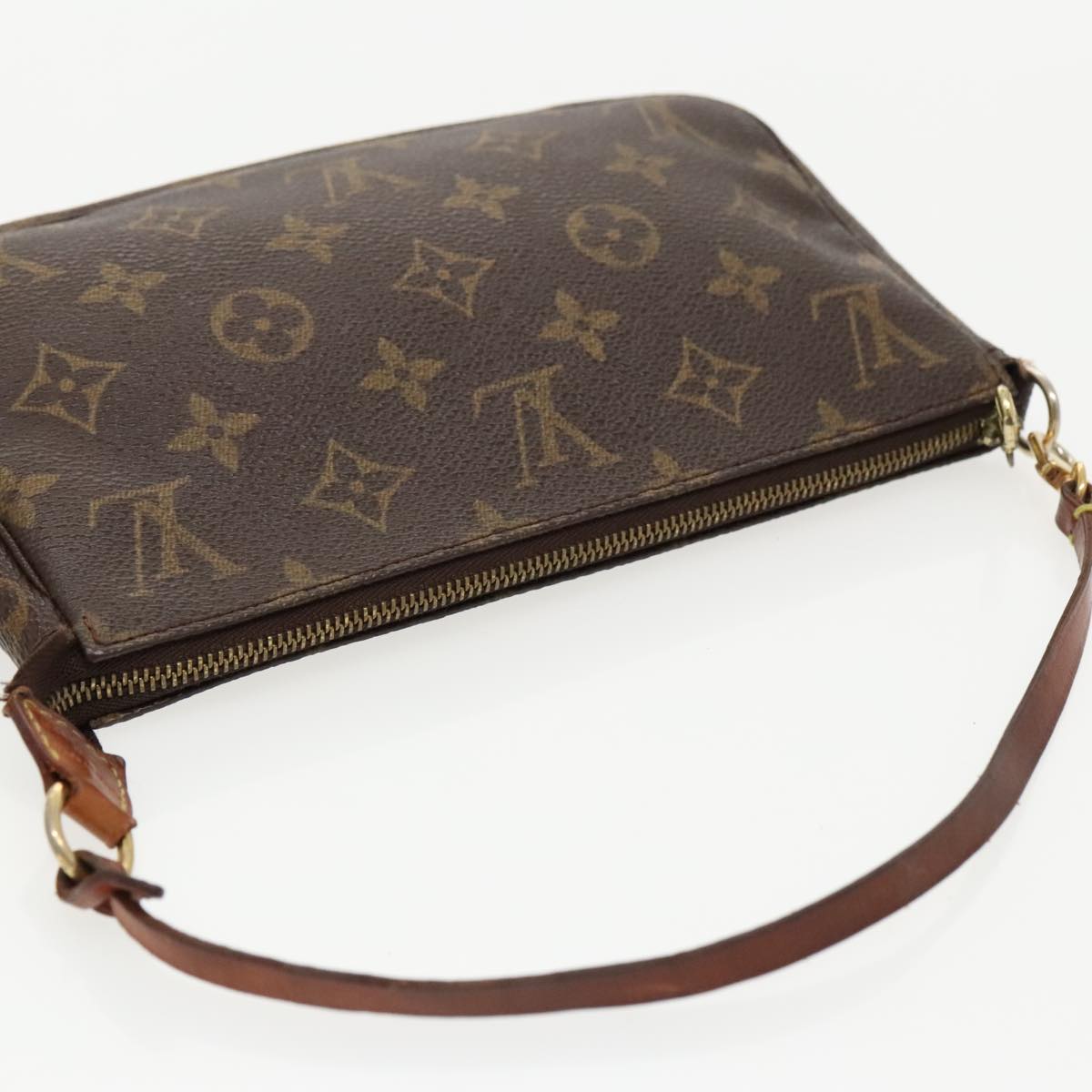 LOUIS VUITTON Monogram Pochette Accessoires Pouch M51980 LV Auth ep6092