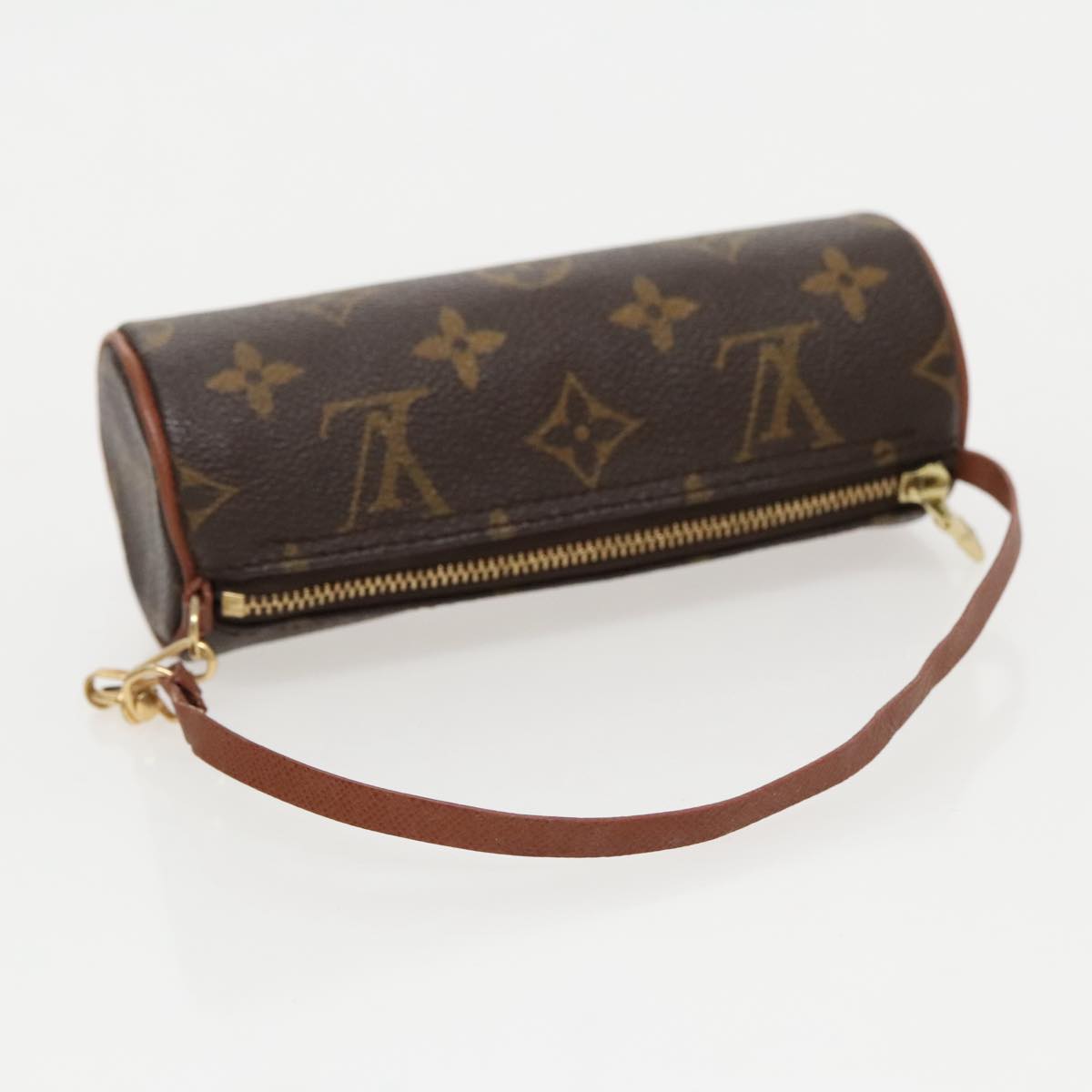 LOUIS VUITTON Monogram Papillon Pouch Pouch LV Auth ep6110