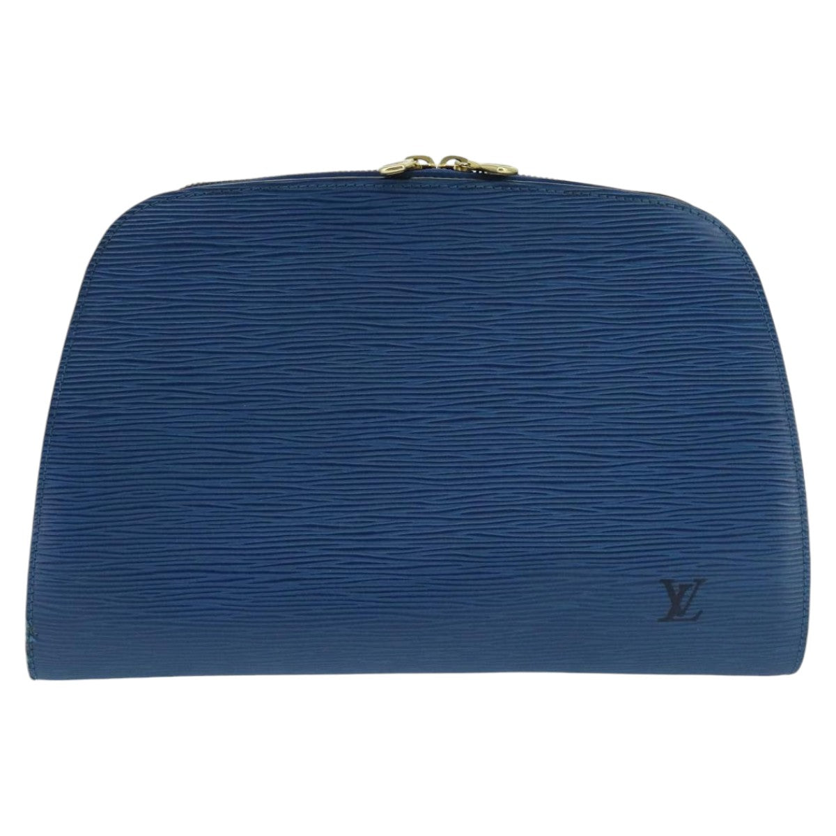 LOUIS VUITTON Epi Dauphine GM Pouch Blue M48435 LV Auth ep6443