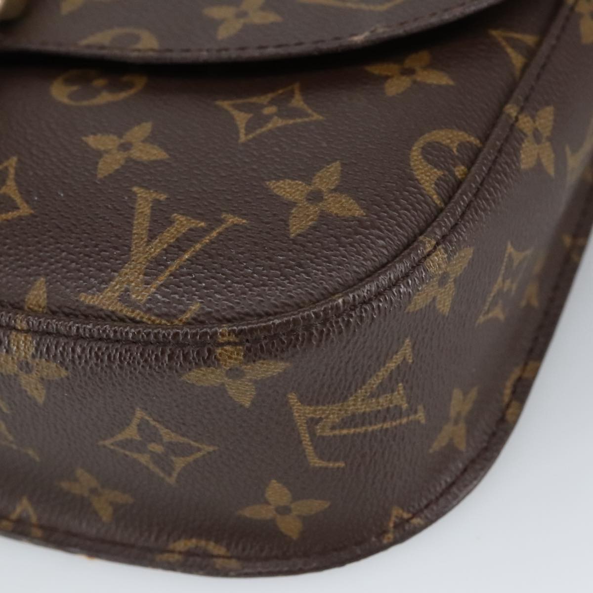 LOUIS VUITTON Monogram Saint Cloud GM Shoulder Bag M51242 LV Auth ep6472